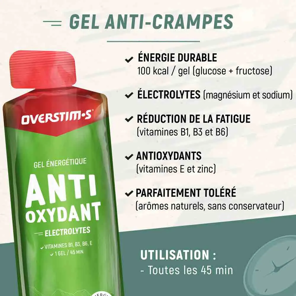 法國製抗抽筋能量凝膠 Made in France Antioxidant Liquid Energy Gel - Flavor Lemon