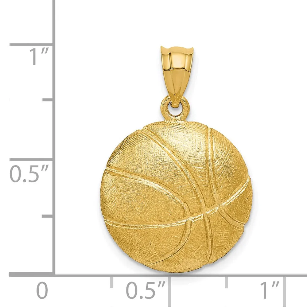 14k Basketball Charm