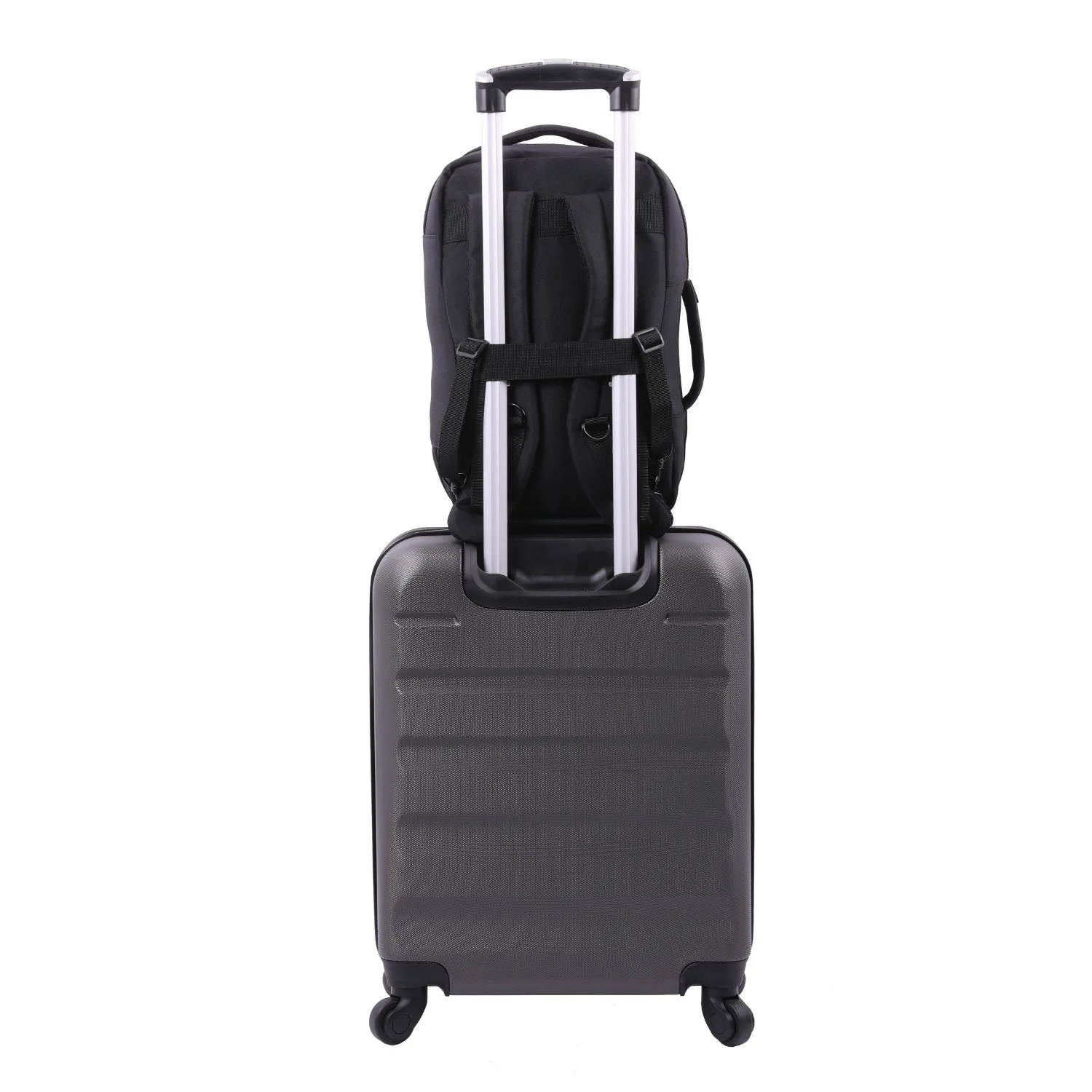 5 Cities Ryanair Max (40x20x25cm) New and Improved 2024 Backpack Rucksack Flight Bag with YKK Zippers, 40x25x20, Black