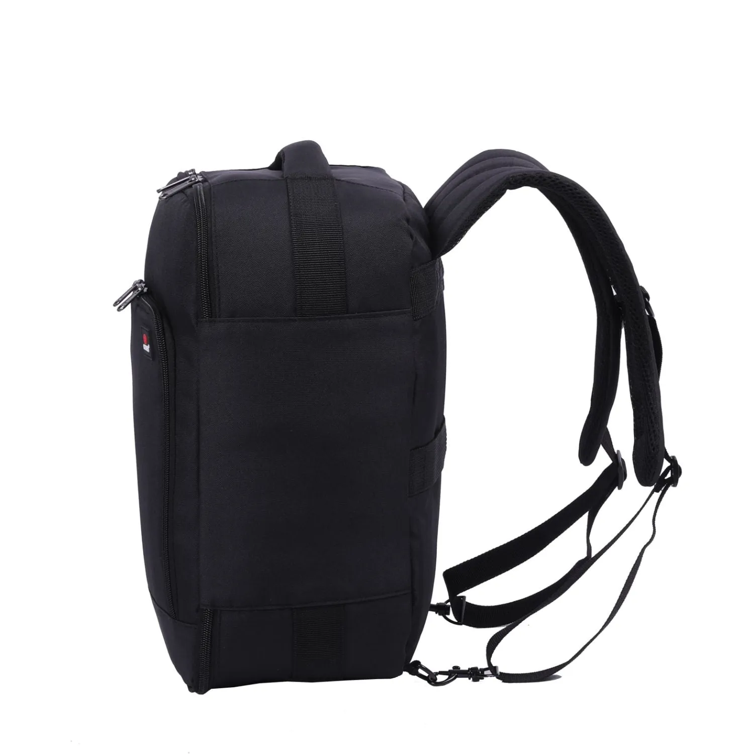 5 Cities Ryanair Max (40x20x25cm) New and Improved 2024 Backpack Rucksack Flight Bag with YKK Zippers, 40x25x20, Black