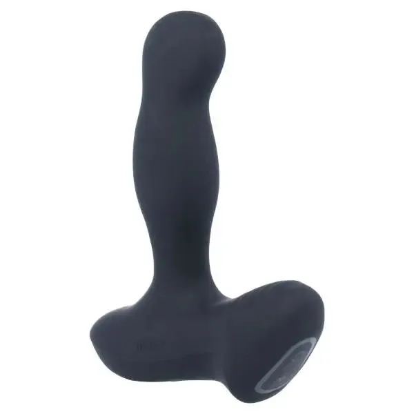 5-inch Nexus Silicone Black Rotating Prostate Massager with Remote