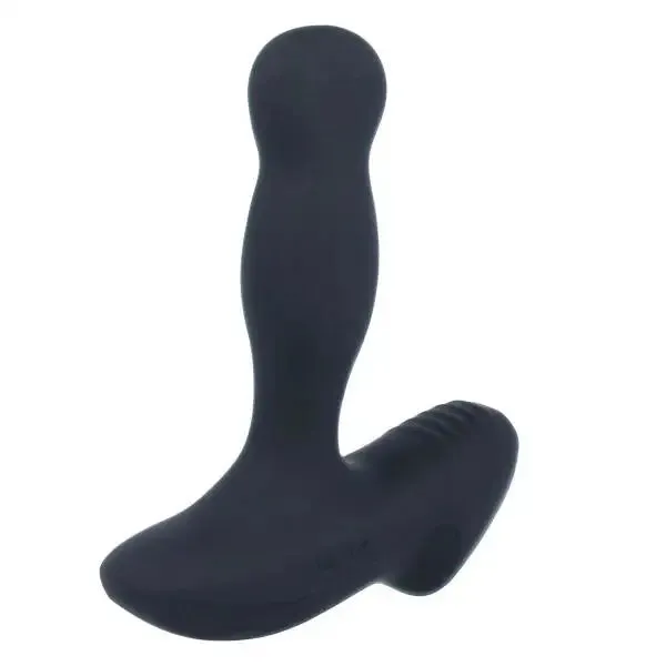 5-inch Nexus Silicone Black Rotating Prostate Massager with Remote