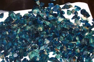 500 Grams Rare Raw Fluorescent Afghanite Stone for Cabbing