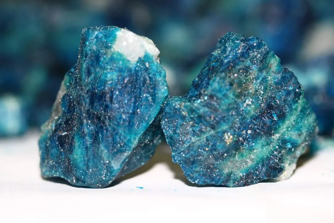 500 Grams Rare Raw Fluorescent Afghanite Stone for Cabbing