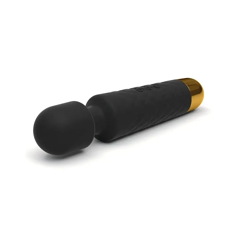 8-inch Dorcel Silicone Black Rechargeable Massage Wand