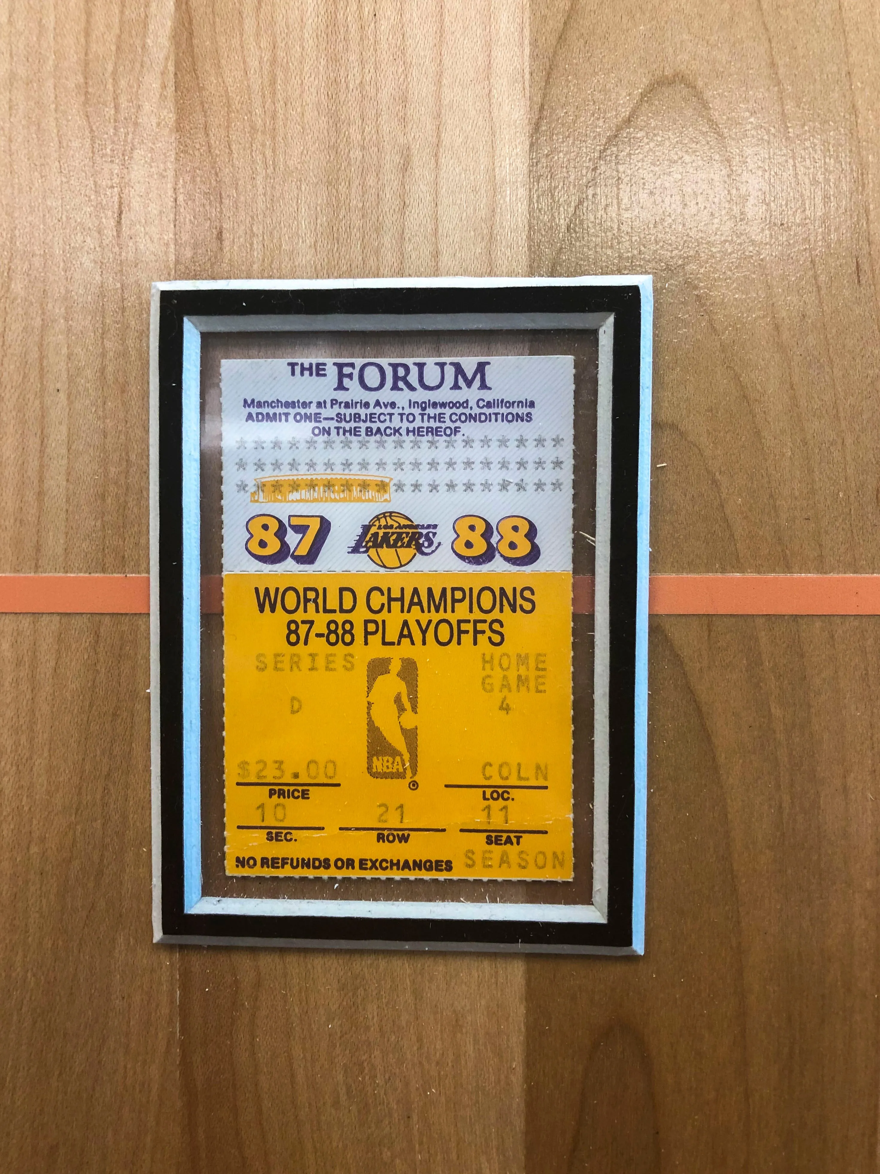 A.C. Green "Lakers Floor Board"