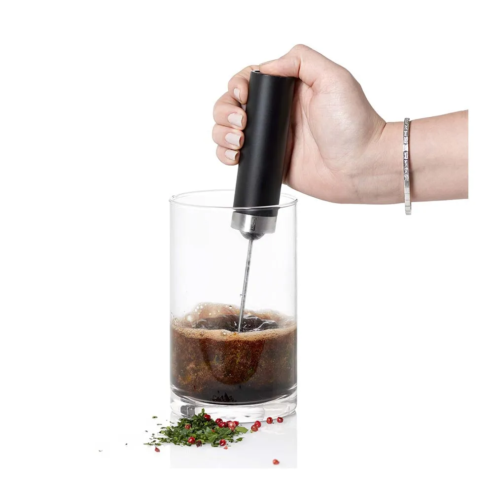 AdHoc Milk & Sauce Frother with Stand - RAPIDO Black