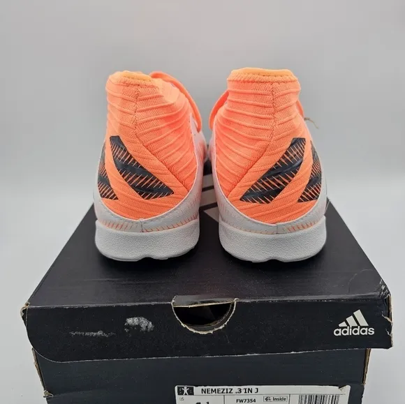 Adidas Nemeziz.3 IN J 'Tension Tape- Screaming Orange' Soccer Shoes