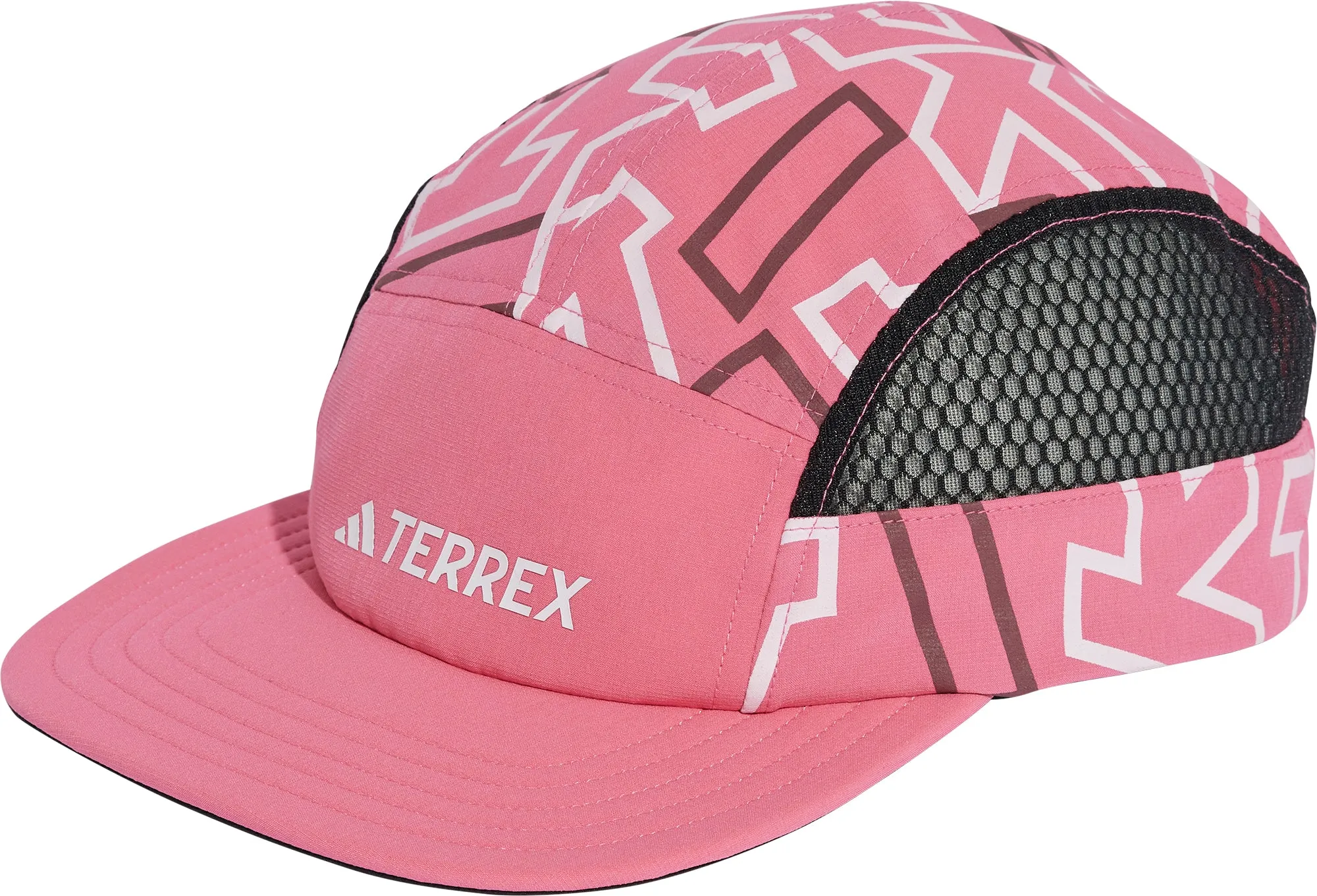 adidas Terrex HEAT.RDY 5 Panel Graphic Running Cap - Pink