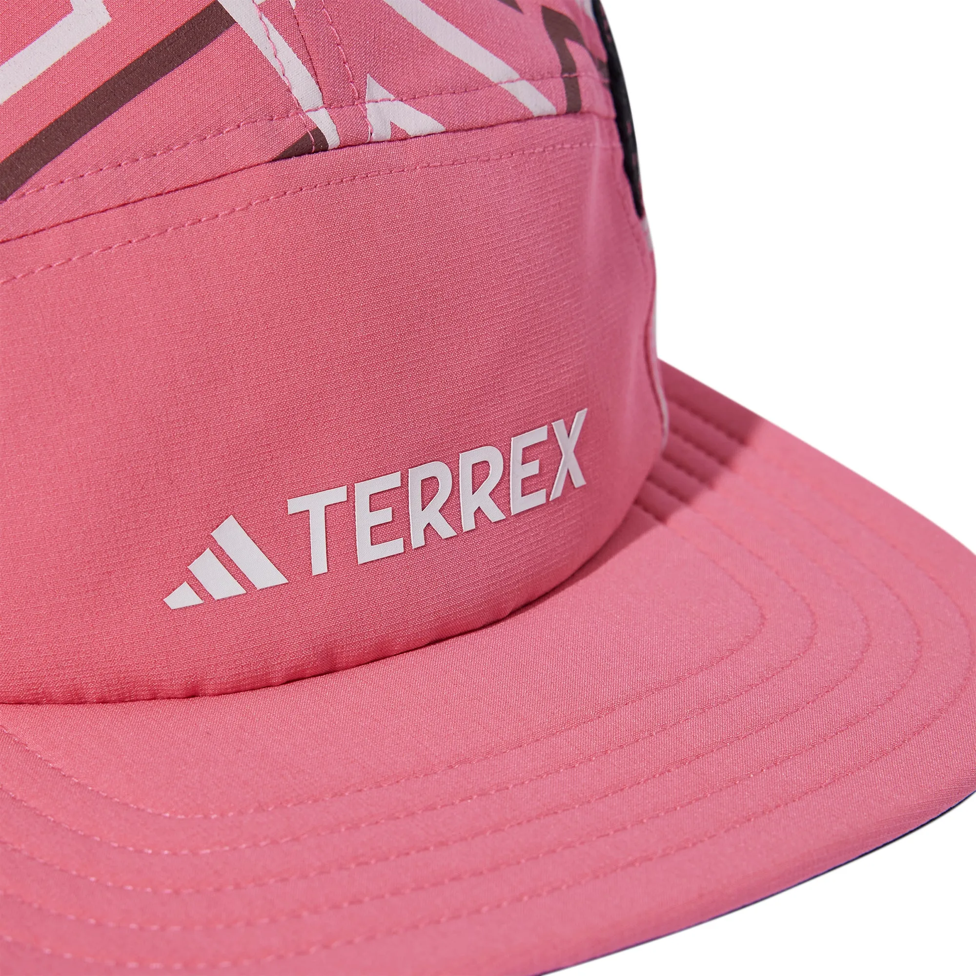 adidas Terrex HEAT.RDY 5 Panel Graphic Running Cap - Pink
