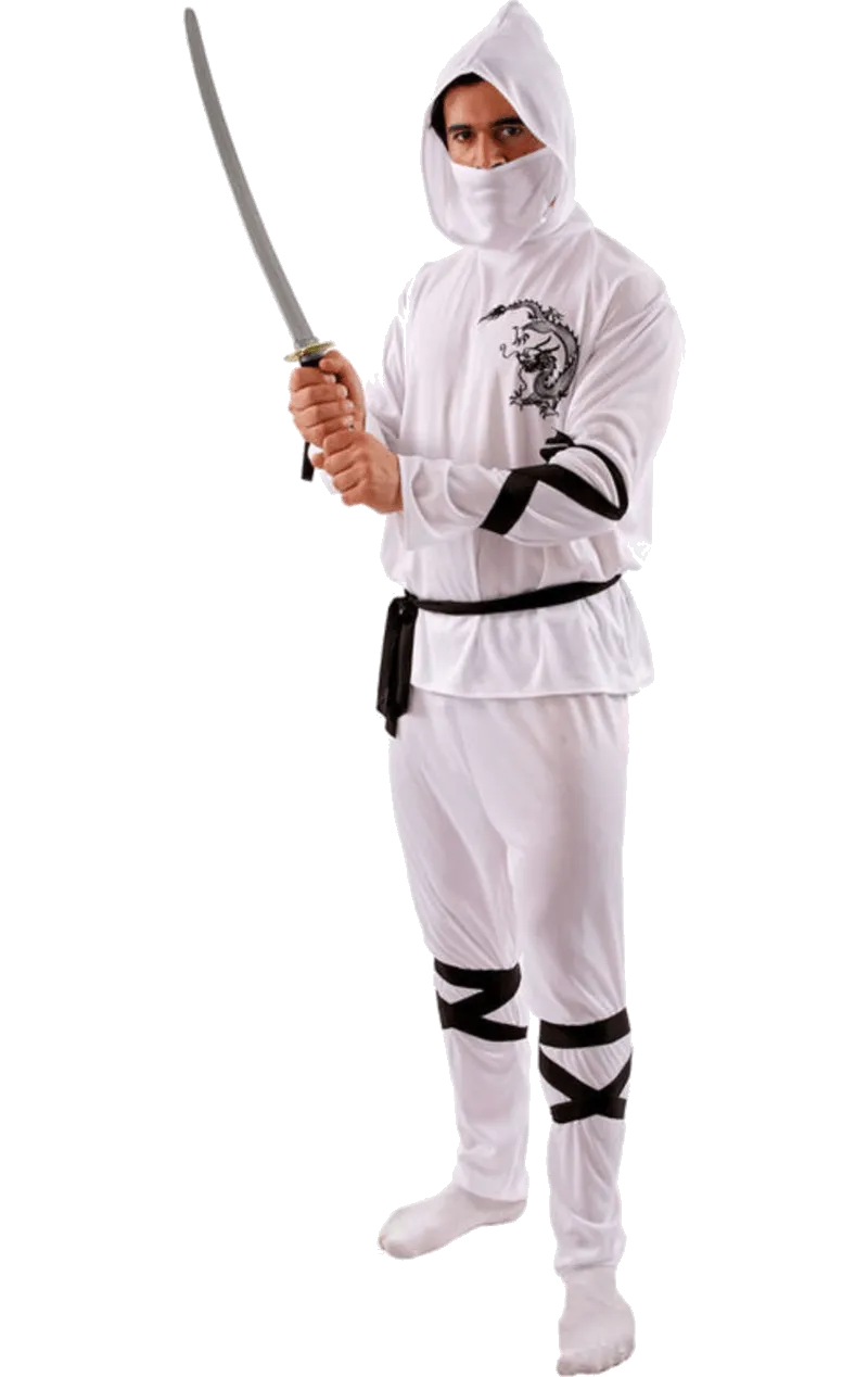 Adult White Ninja Costume