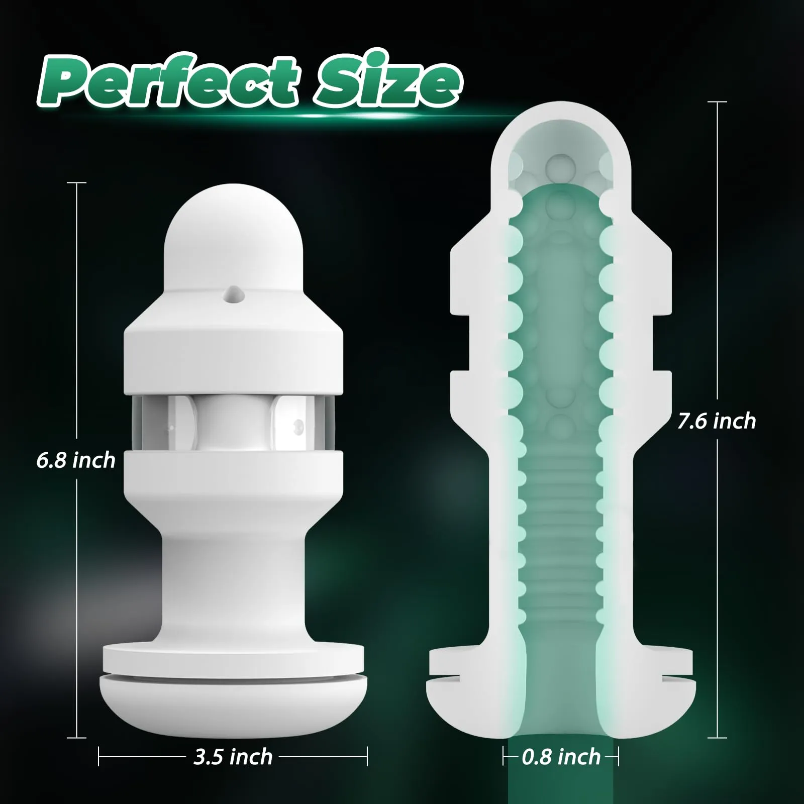 AI Ⅲ-Automatic Blowjob Thrusting Male Masturbator With 5 Thrusts & 7 Vibrations