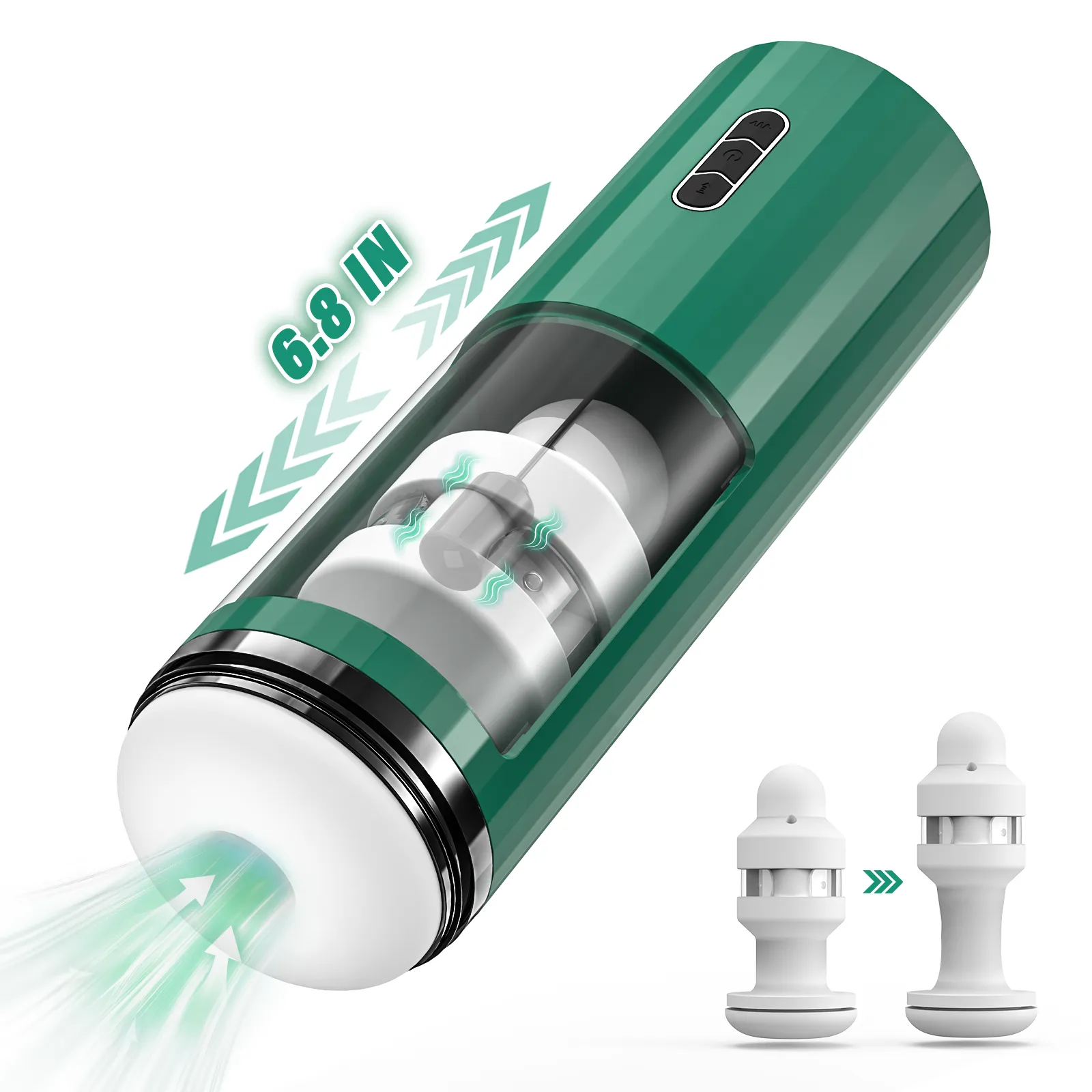 AI Ⅲ-Automatic Blowjob Thrusting Male Masturbator With 5 Thrusts & 7 Vibrations