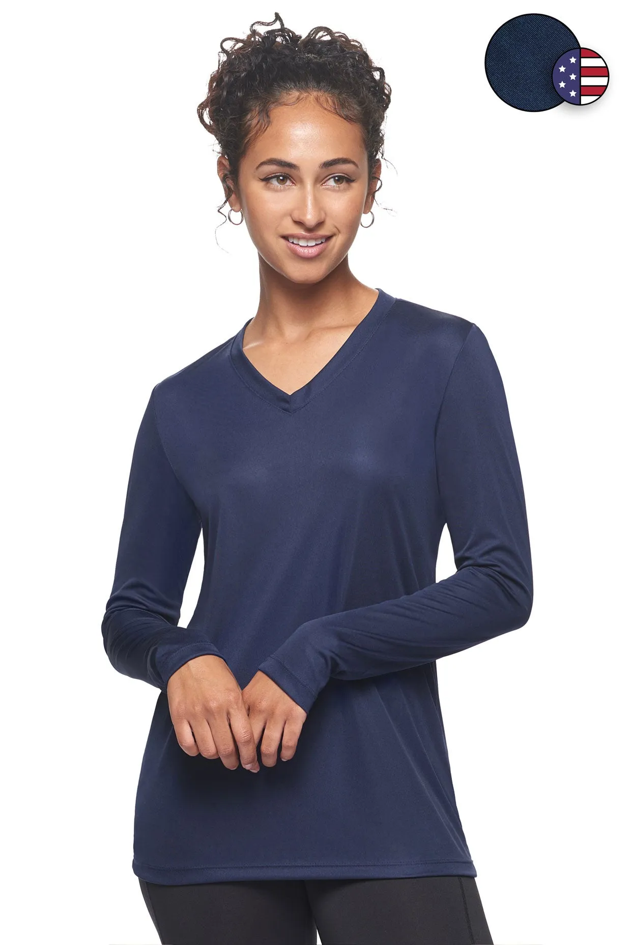 AI302 DriMax™ V-Neck Long Sleeve Expert Tee
