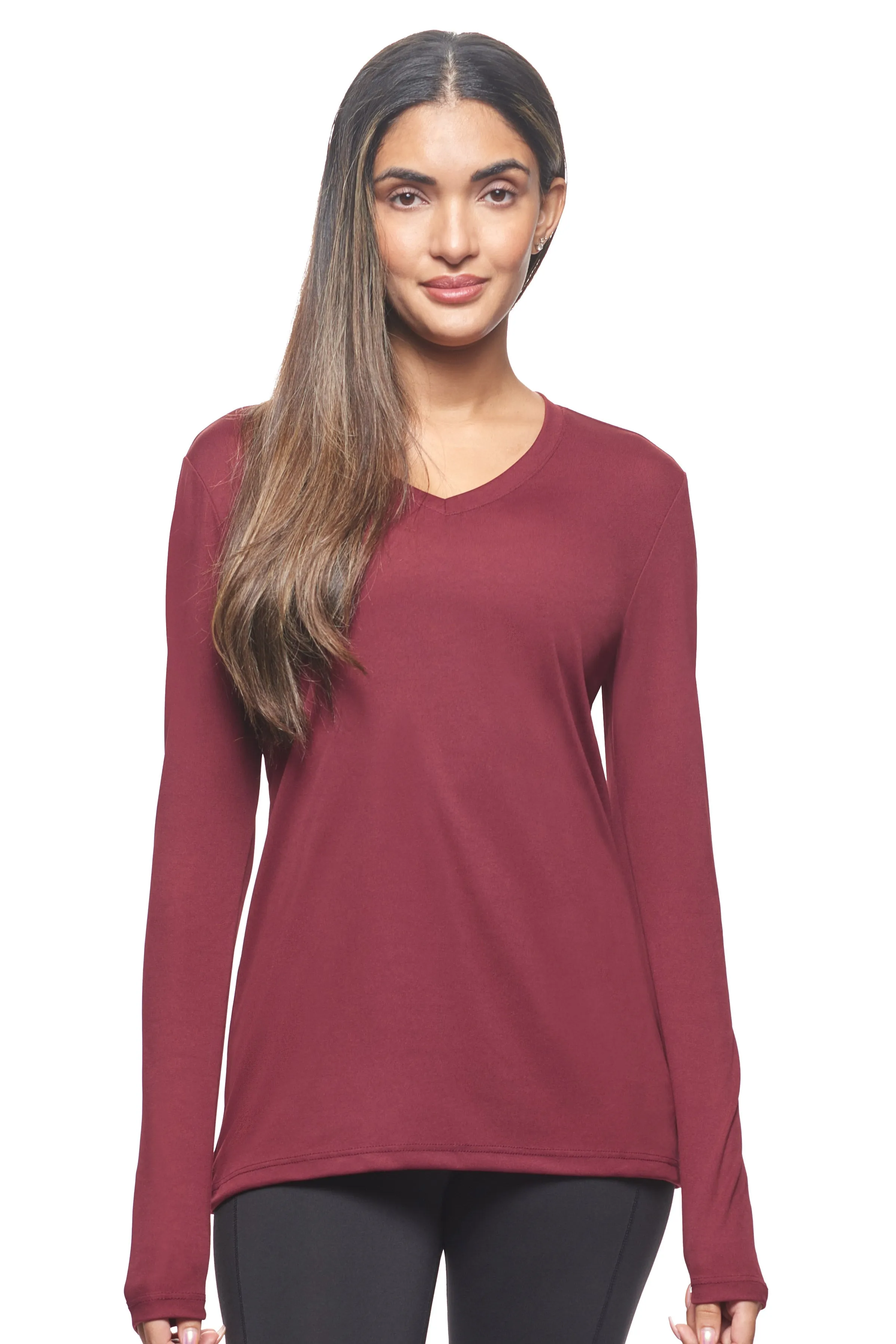 AI302 DriMax™ V-Neck Long Sleeve Expert Tee