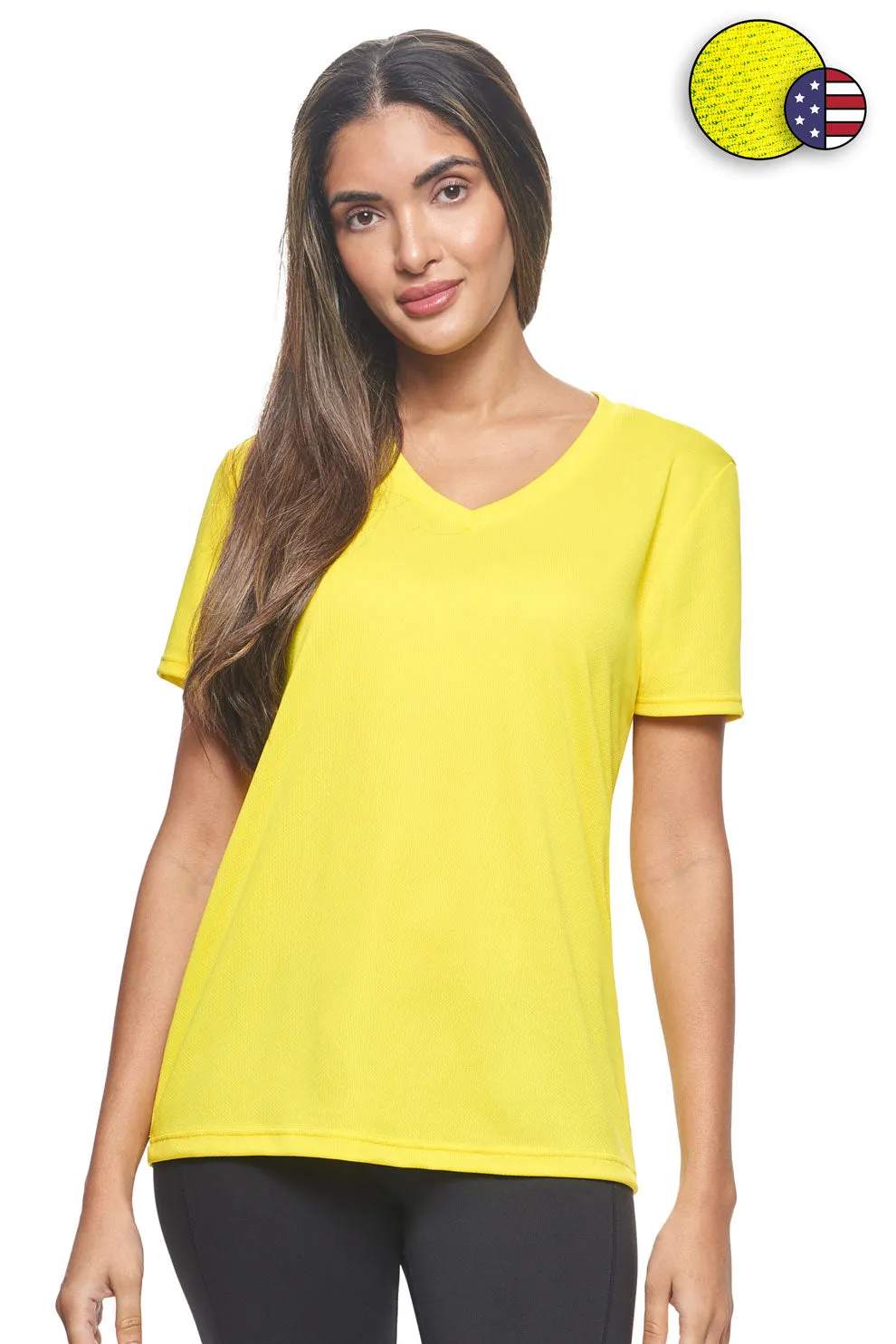 AJ202D Oxymesh™ V-Neck Tech Tee (Continued)