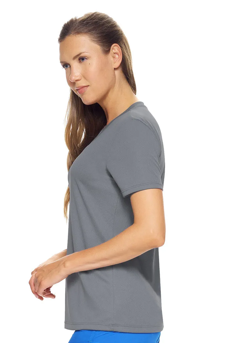 AJ202D Oxymesh™ V-Neck Tech Tee