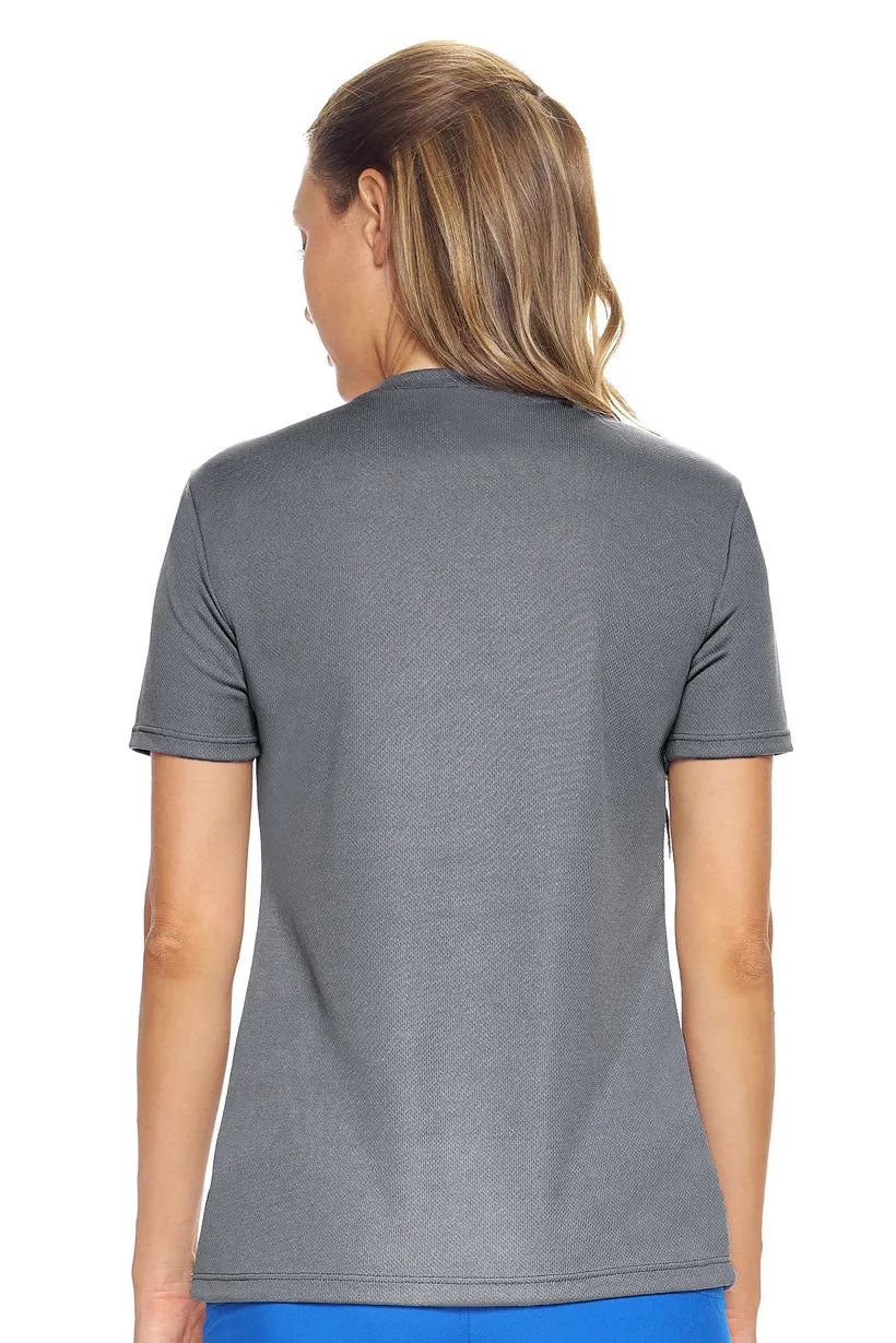 AJ202D Oxymesh™ V-Neck Tech Tee