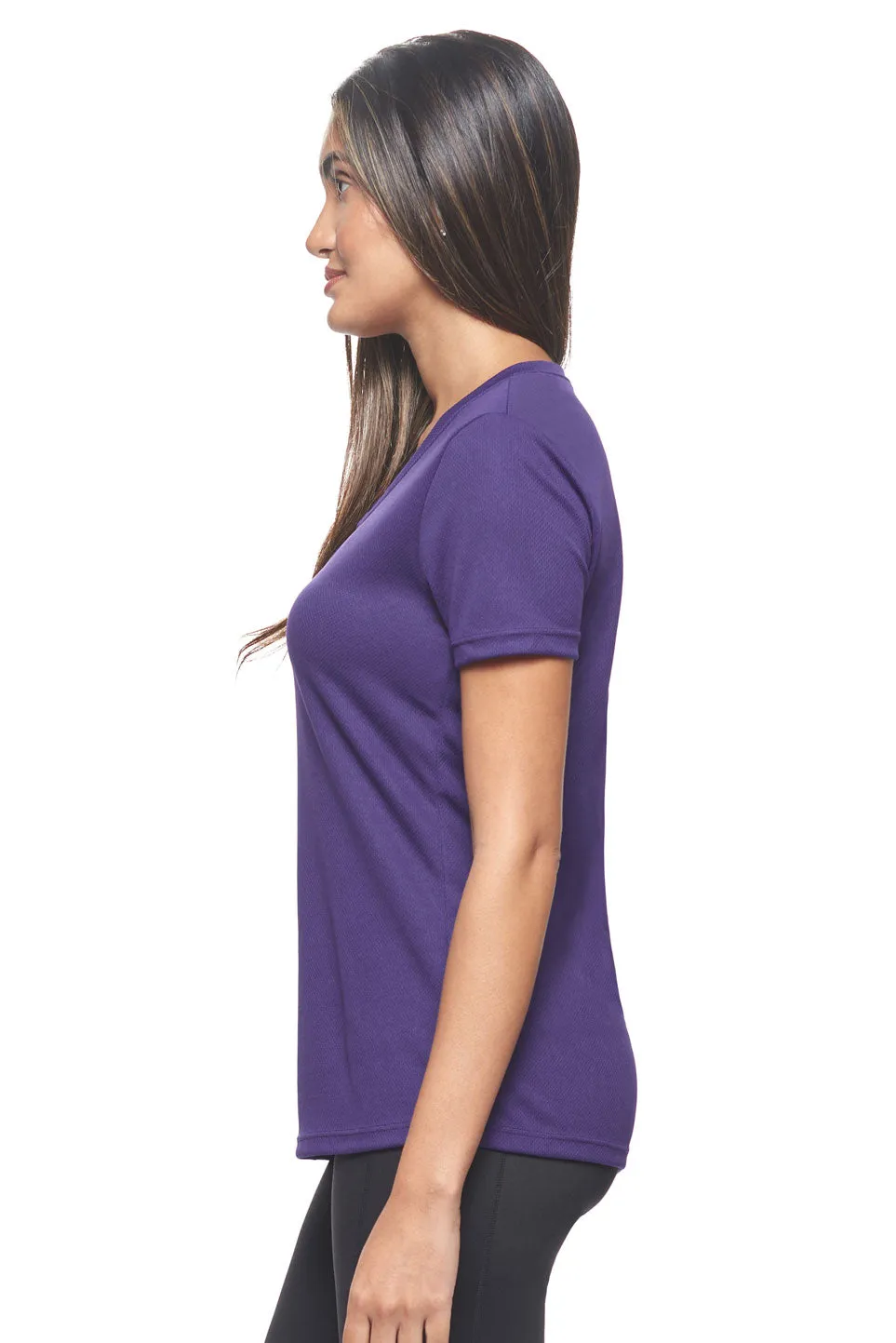 AJ202D Oxymesh™ V-Neck Tech Tee