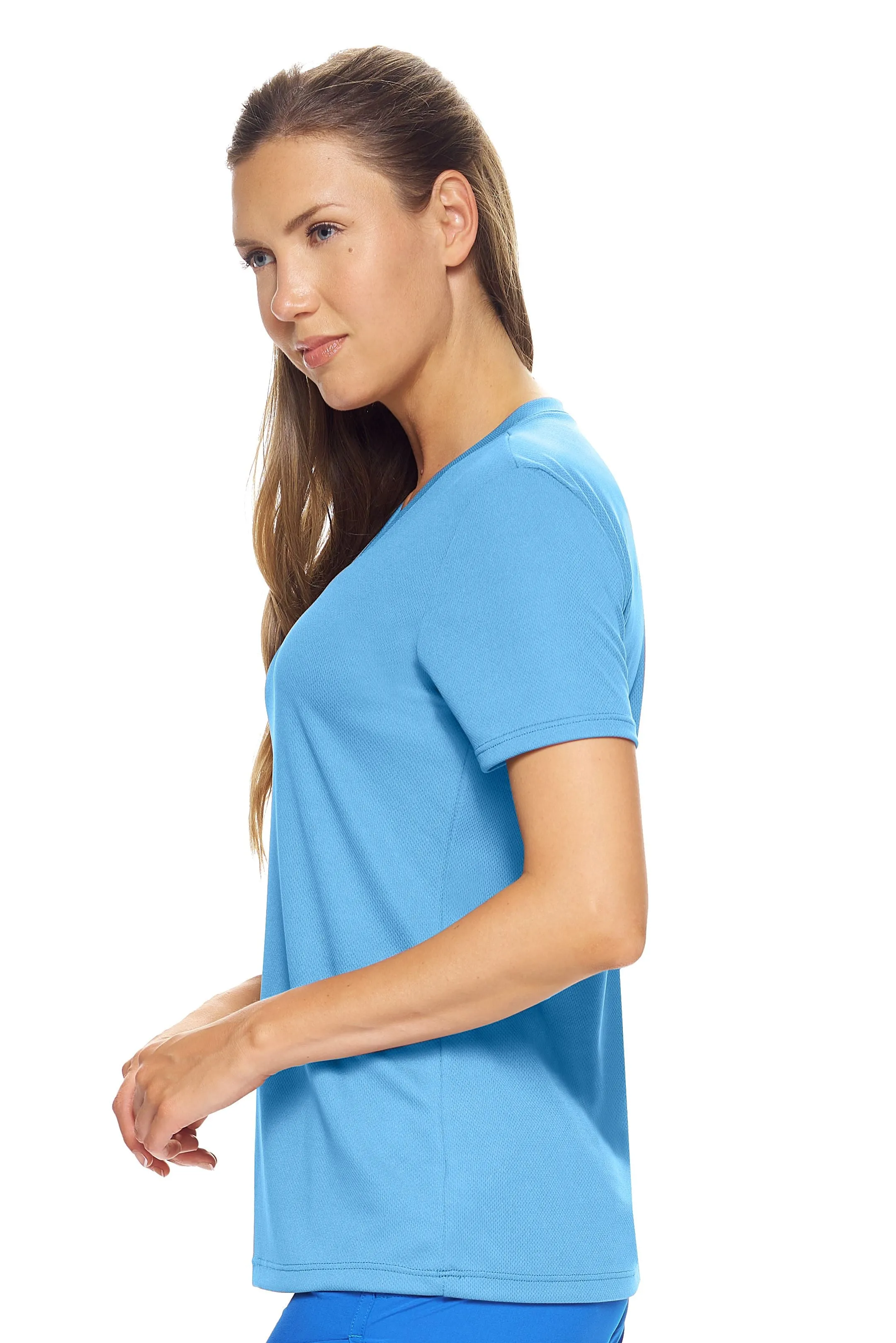 AJ202D Oxymesh™ V-Neck Tech Tee