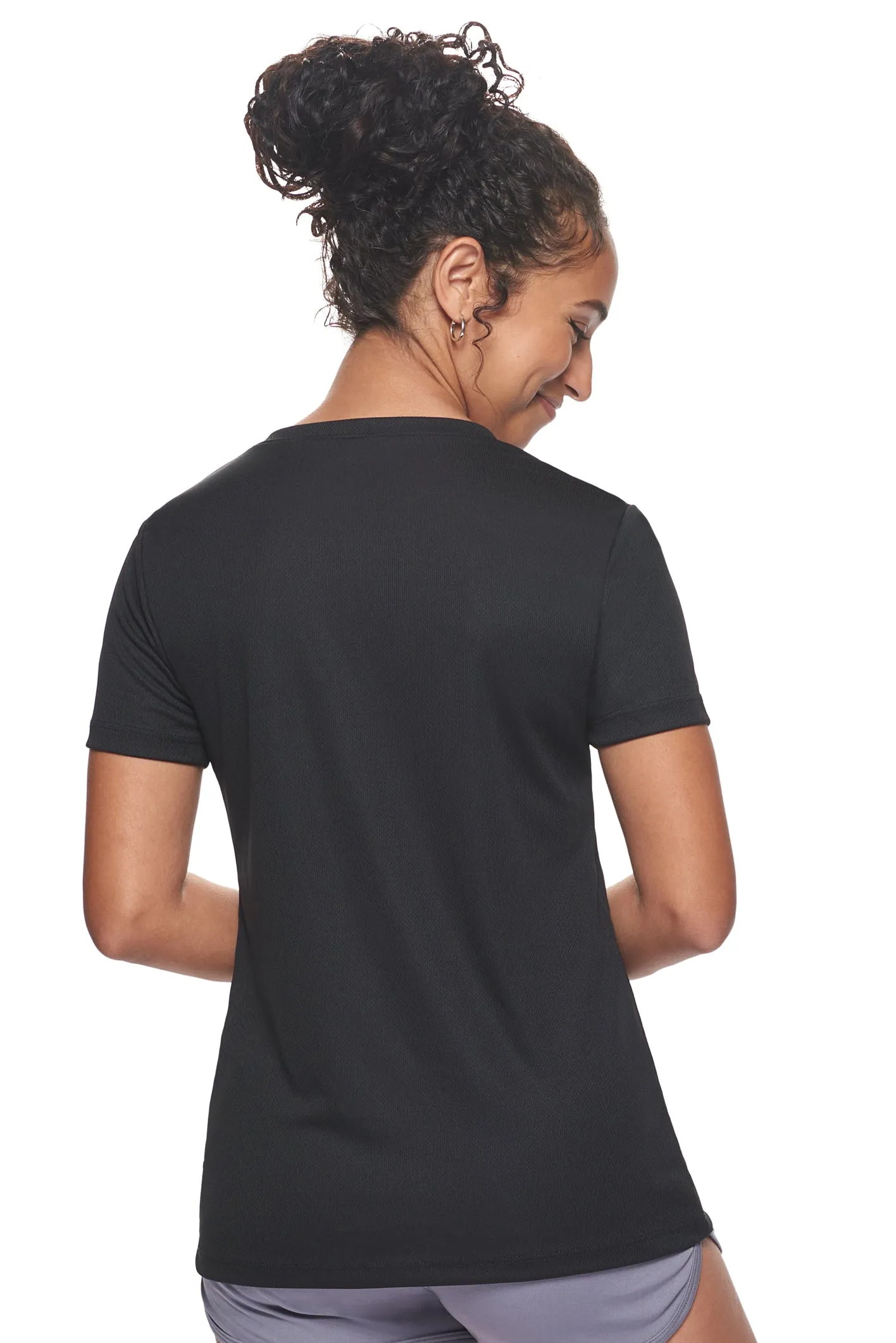 AJ202D Oxymesh™ V-Neck Tech Tee