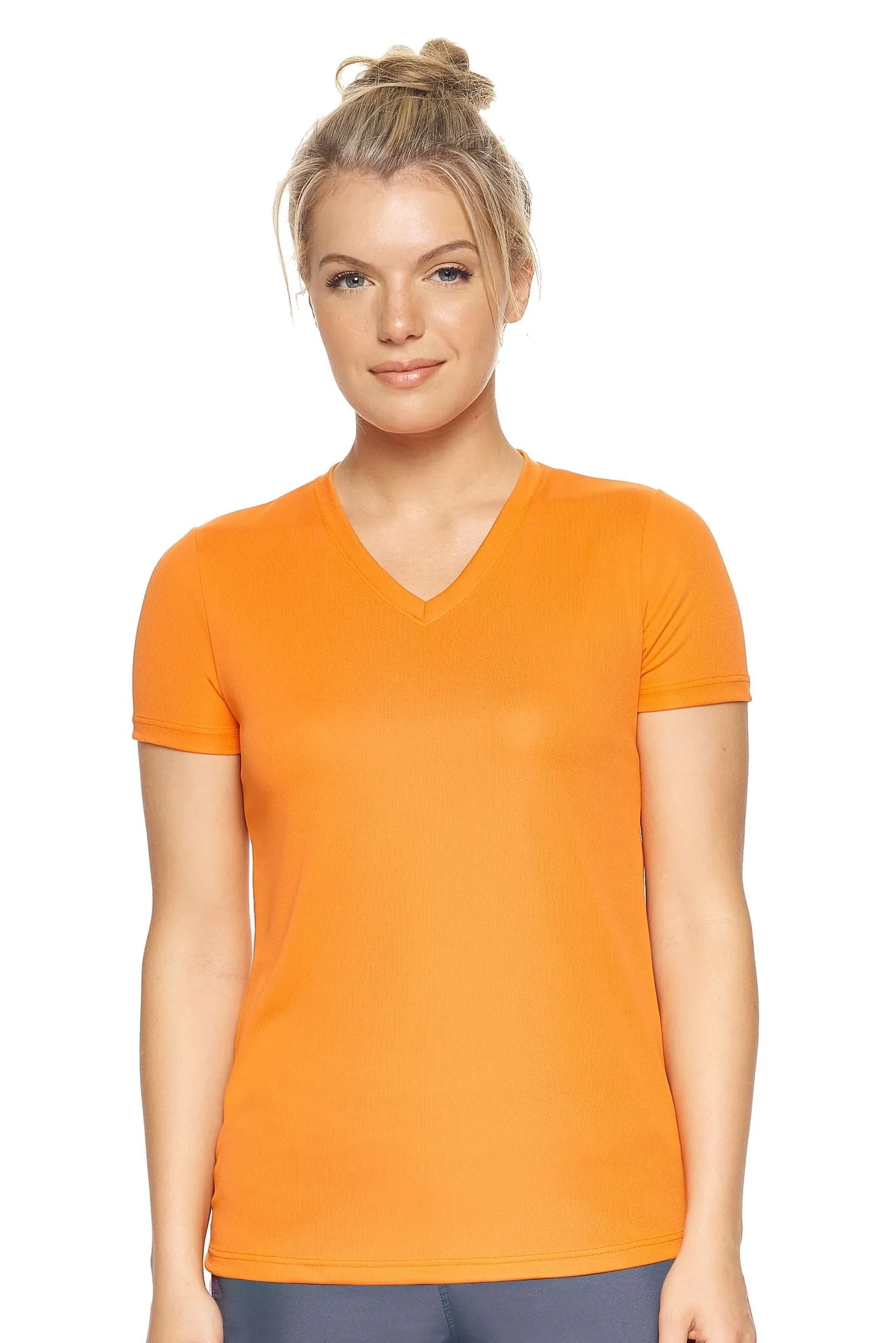 AJ202D Oxymesh™ V-Neck Tech Tee