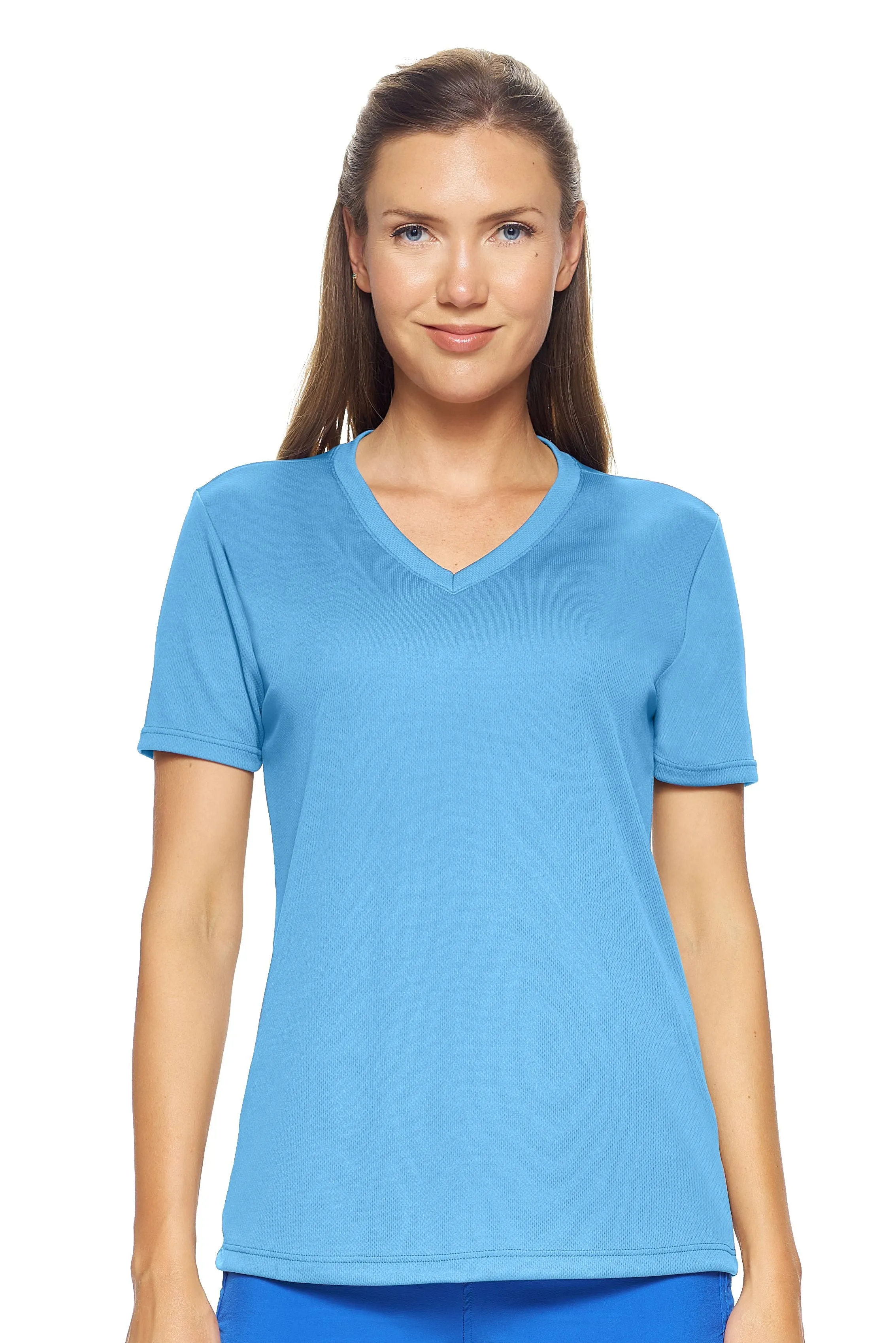 AJ202D Oxymesh™ V-Neck Tech Tee