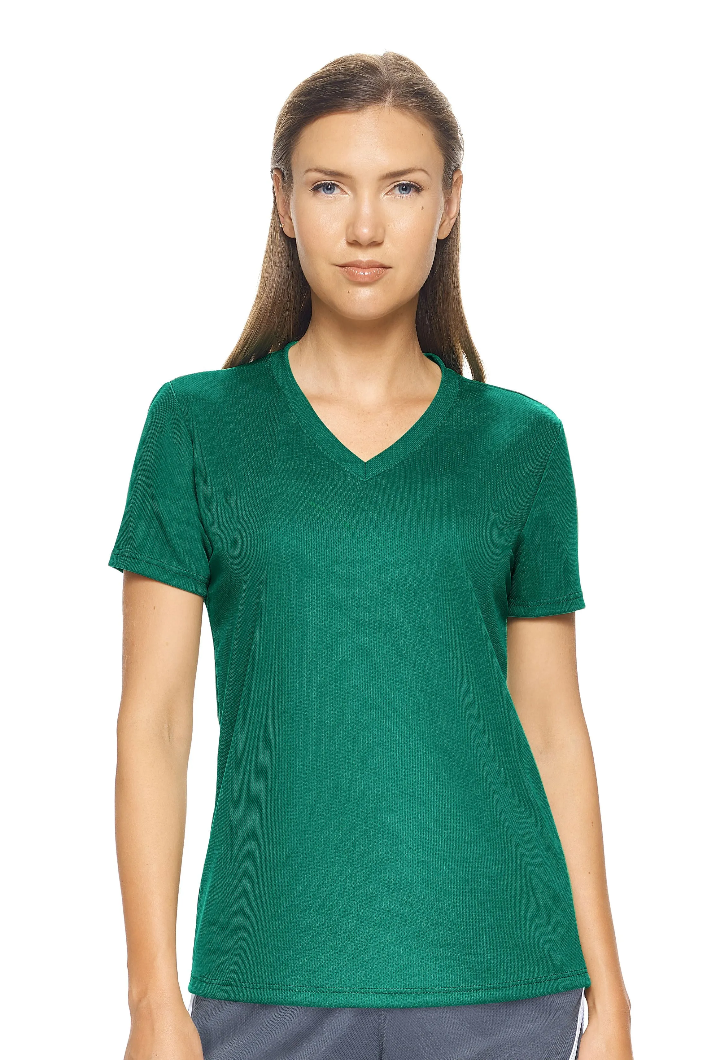 AJ202D Oxymesh™ V-Neck Tech Tee