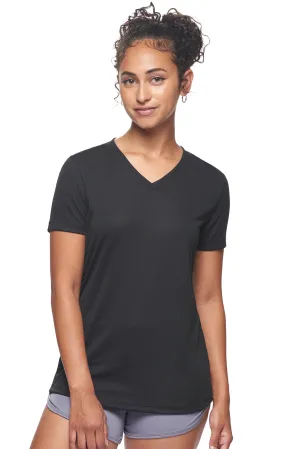 AJ202D Oxymesh™ V-Neck Tech Tee