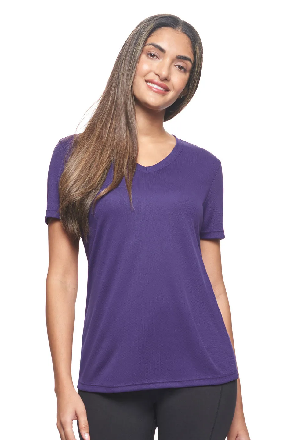 AJ202D Oxymesh™ V-Neck Tech Tee