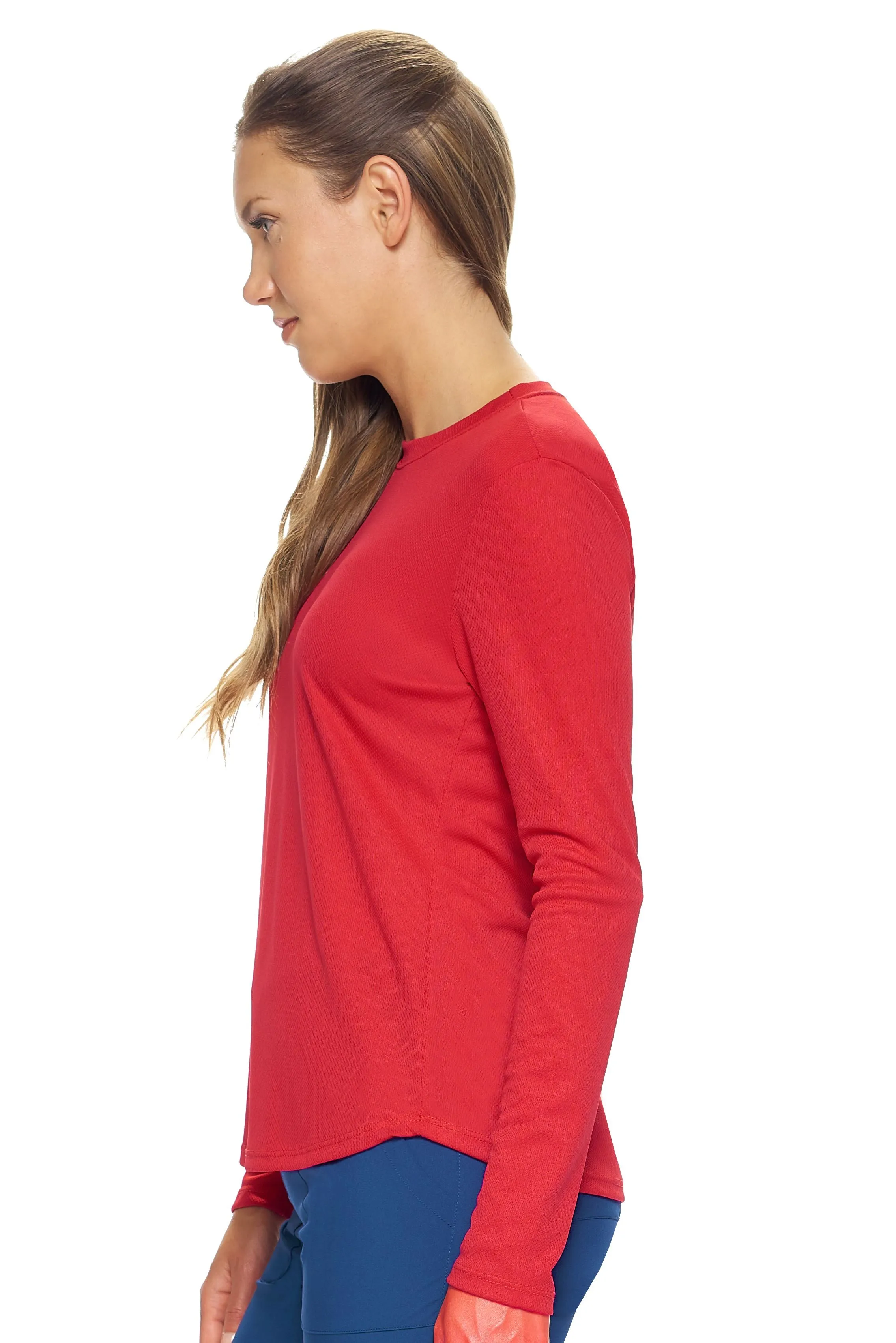 AJ301 Oxymesh™ Long Sleeve Tech Tee - Imported