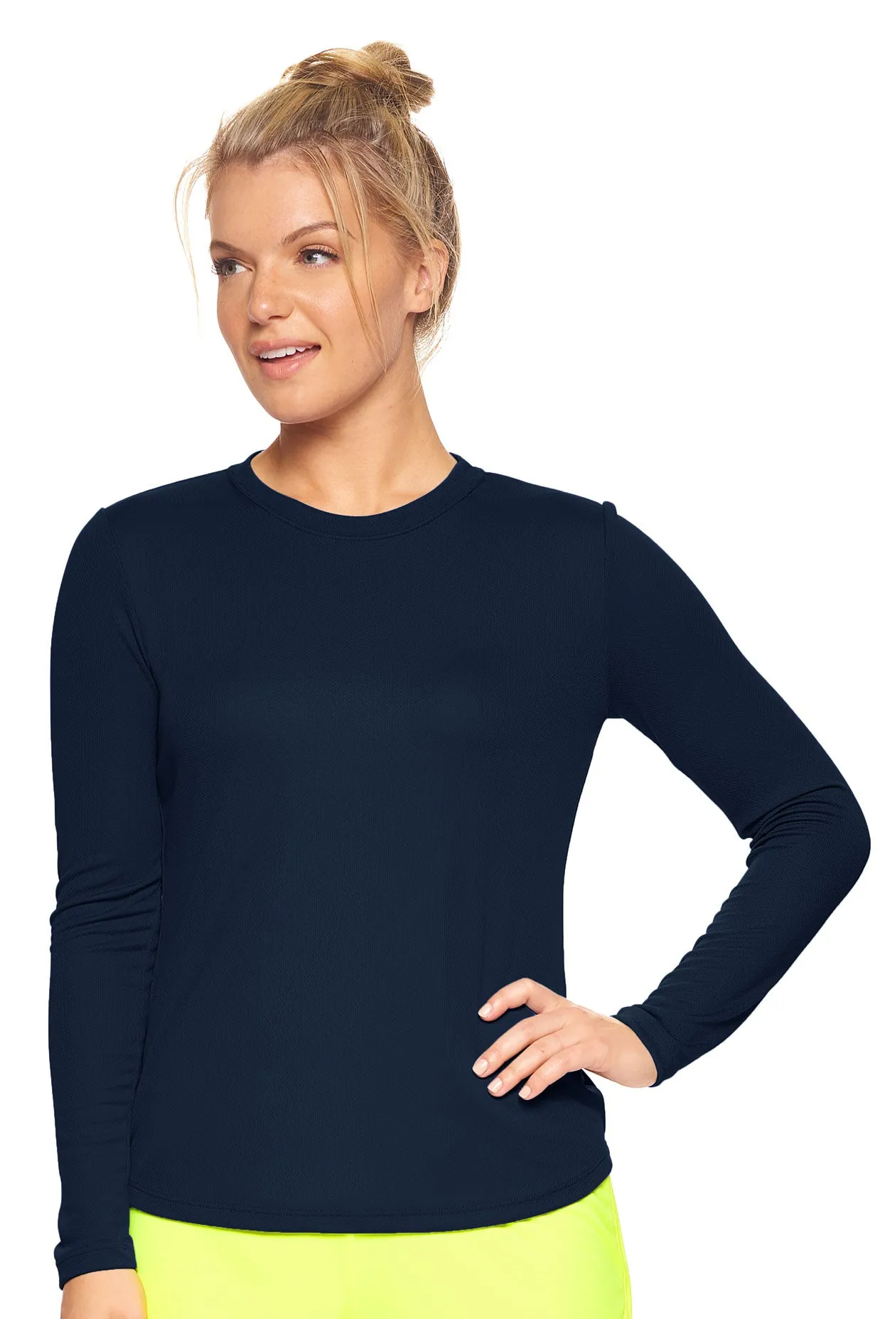 AJ301 Oxymesh™ Long Sleeve Tech Tee - Imported