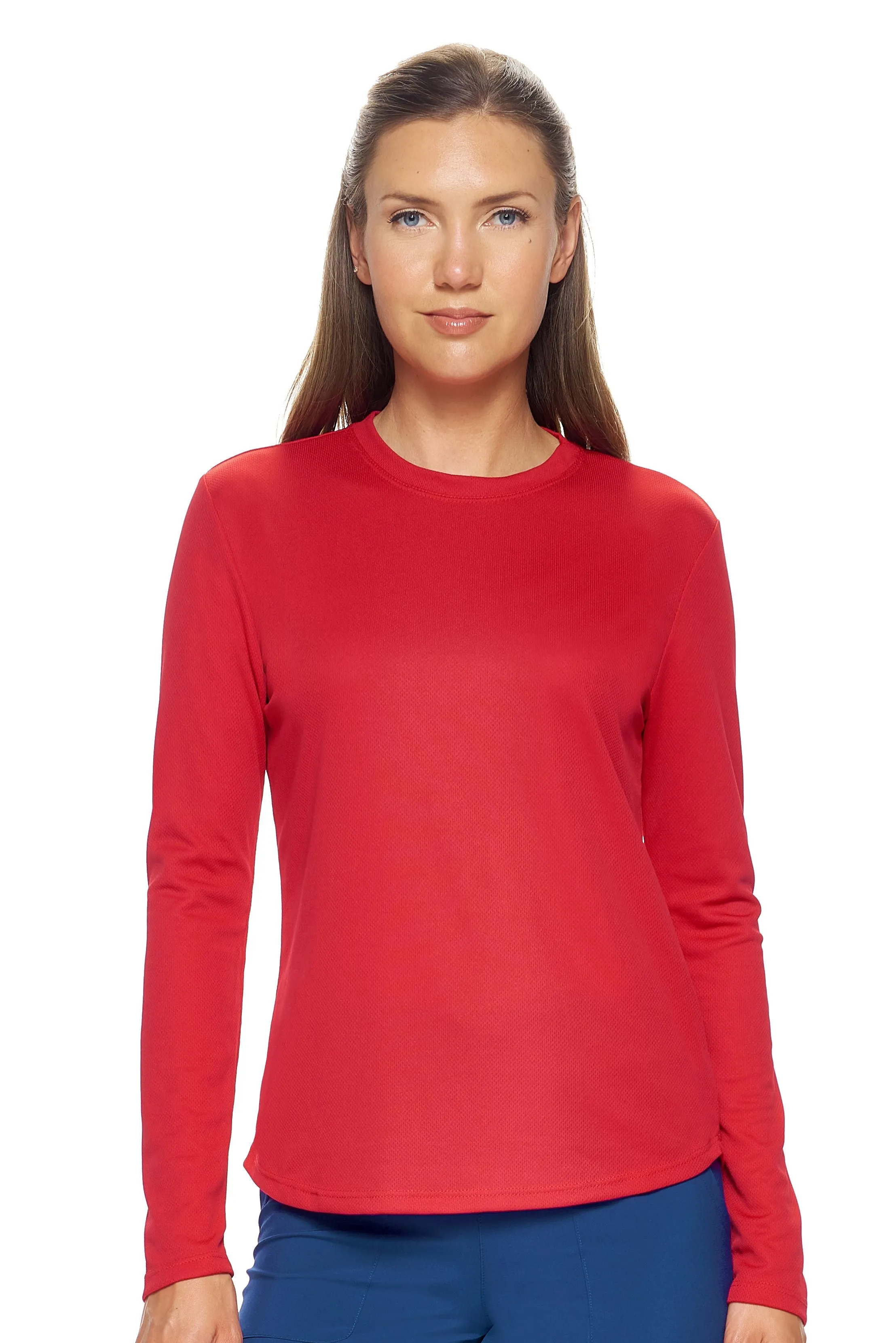 AJ301 Oxymesh™ Long Sleeve Tech Tee - Imported