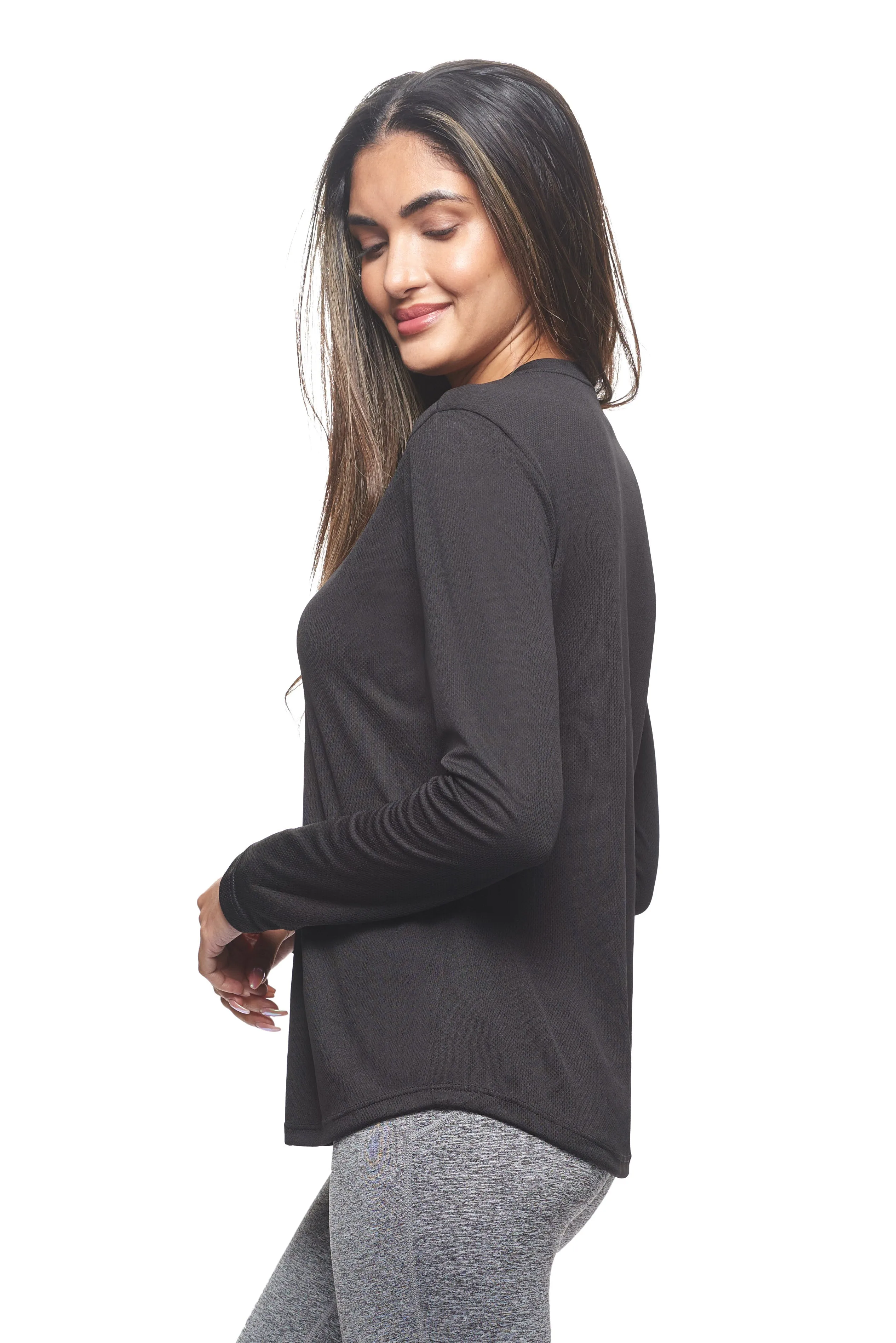 AJ301D Oxymesh™ Long Sleeve Tech Tee