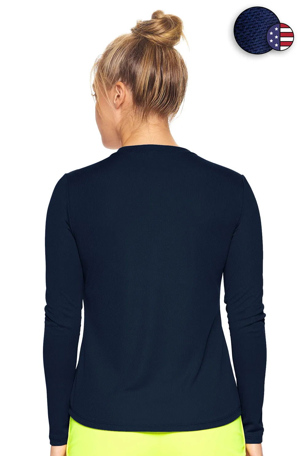 AJ301D Oxymesh™ Long Sleeve Tech Tee