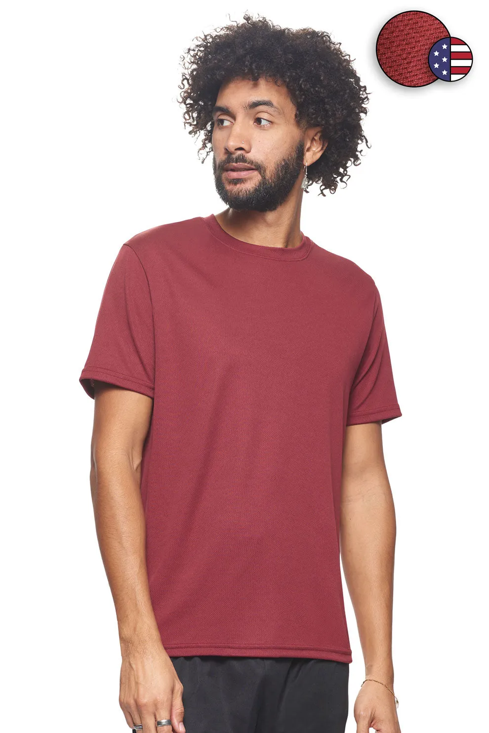 AJ801D Oxymesh™ Crewneck Tech Tee