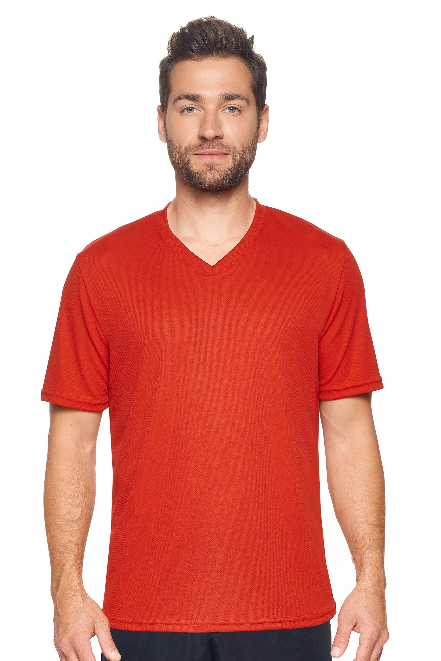 AJ802 Oxymesh™ V-Neck Tech Tee