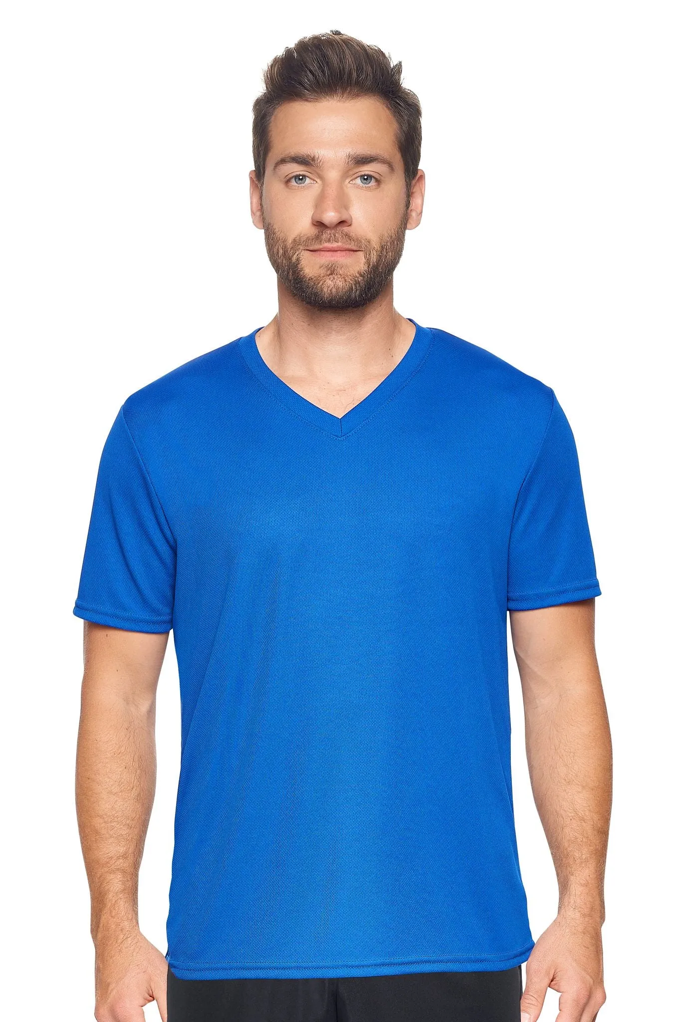 AJ802 Oxymesh™ V-Neck Tech Tee