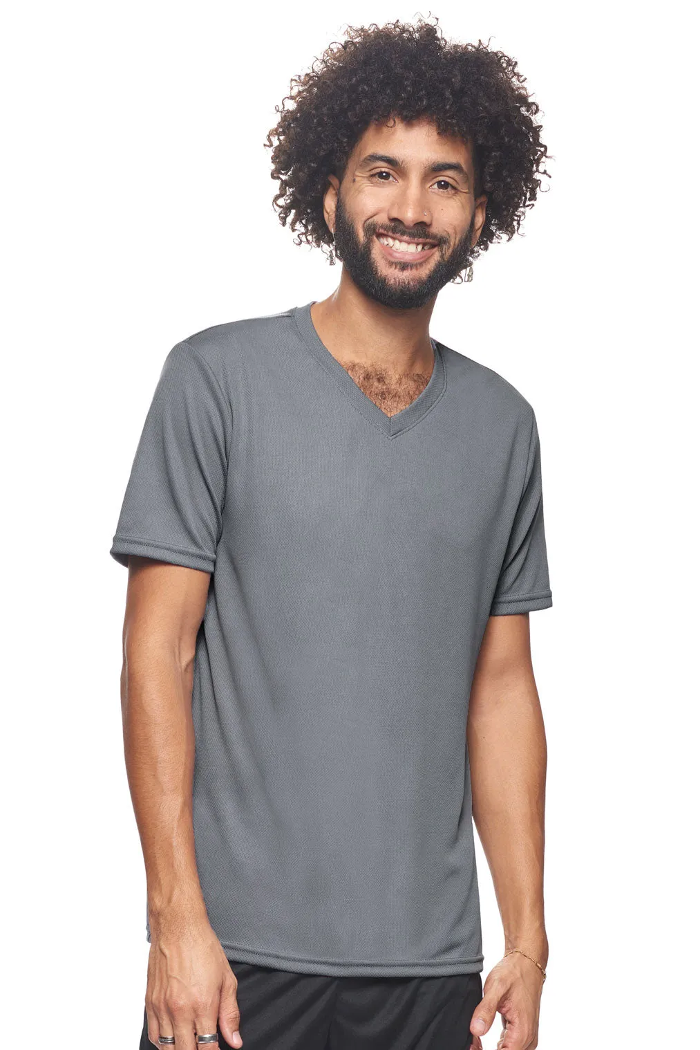 AJ802 Oxymesh™ V-Neck Tech Tee