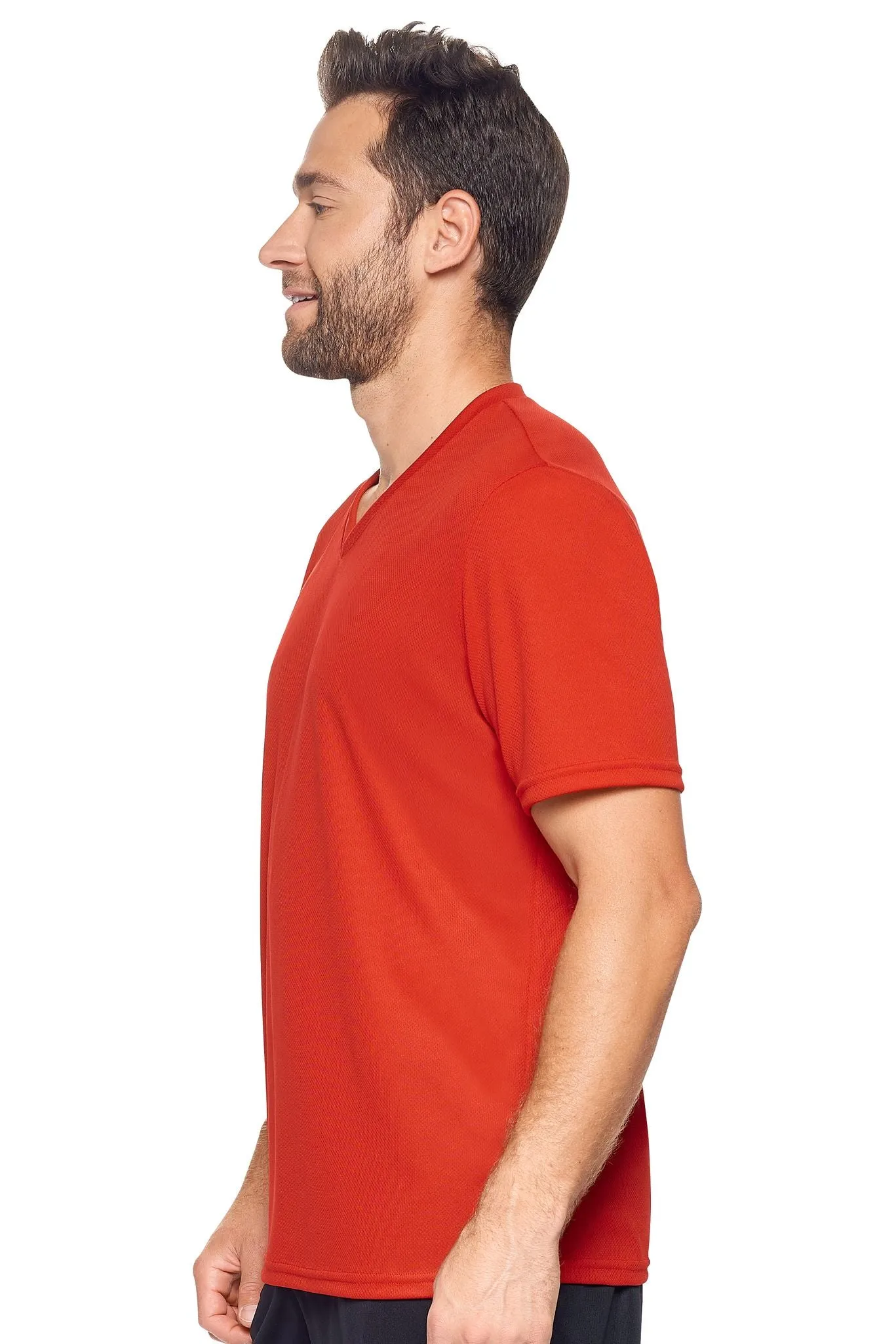 AJ802 Oxymesh™ V-Neck Tech Tee