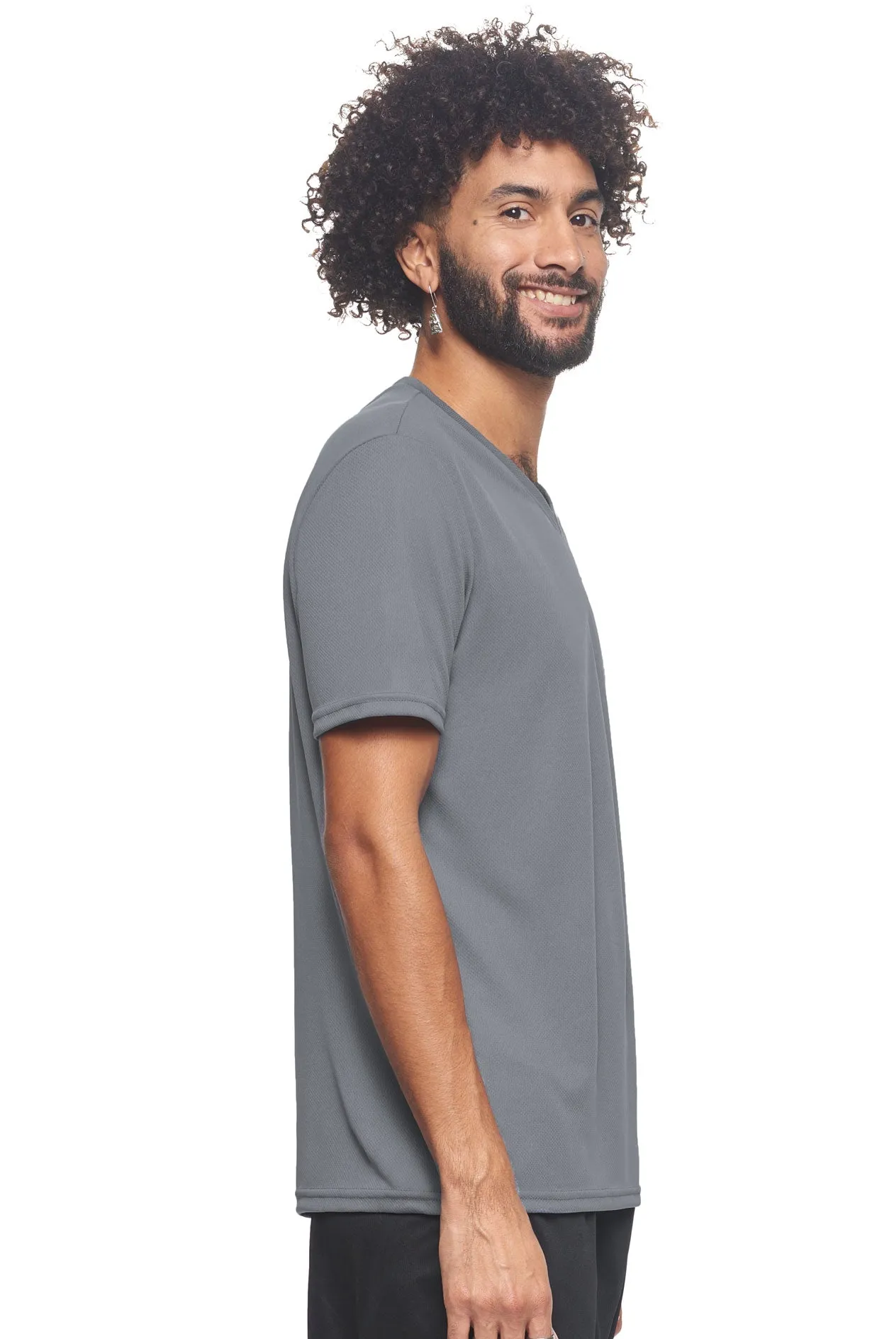 AJ802 Oxymesh™ V-Neck Tech Tee
