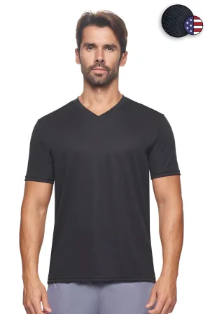 AJ802 Oxymesh™ V-Neck Tech Tee
