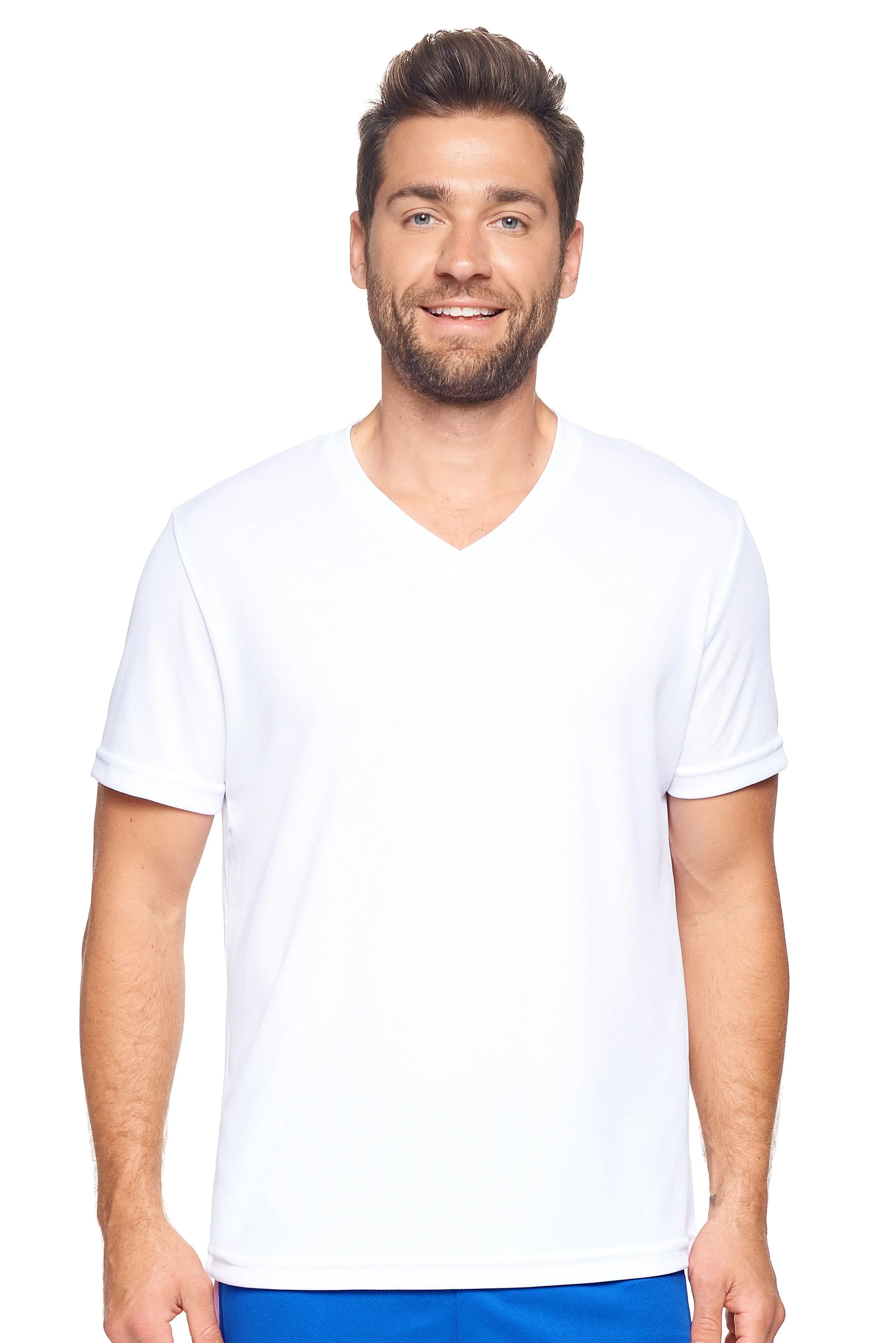AJ802 Oxymesh™ V-Neck Tech Tee