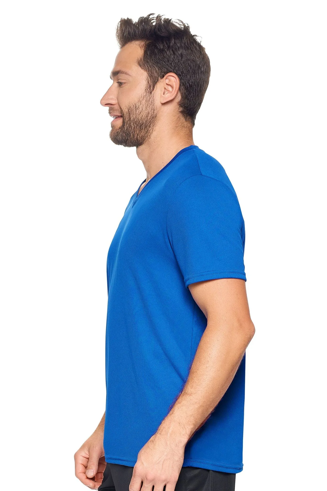 AJ802 Oxymesh™ V-Neck Tech Tee