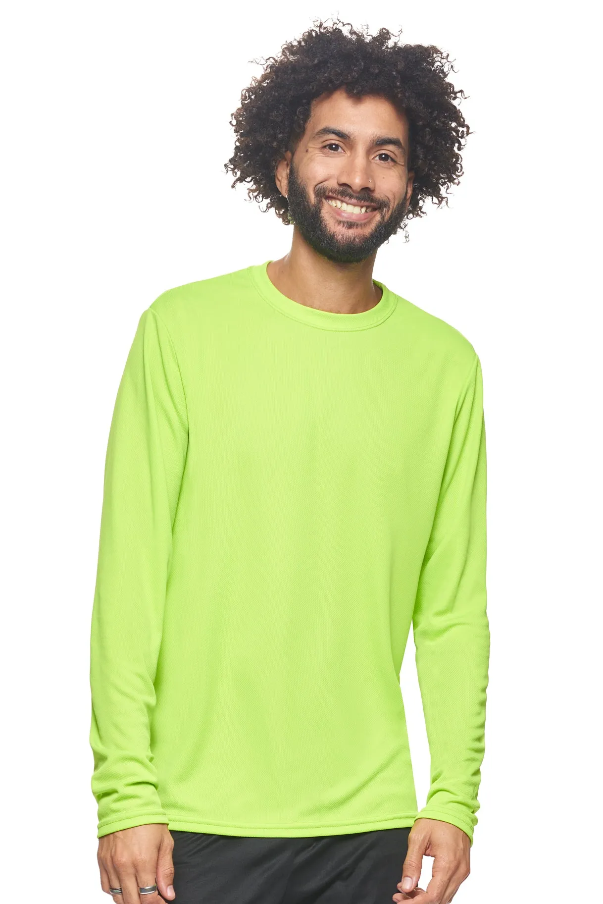 AJ901 Oxymesh™ Long Sleeve Tech Tee - Imported