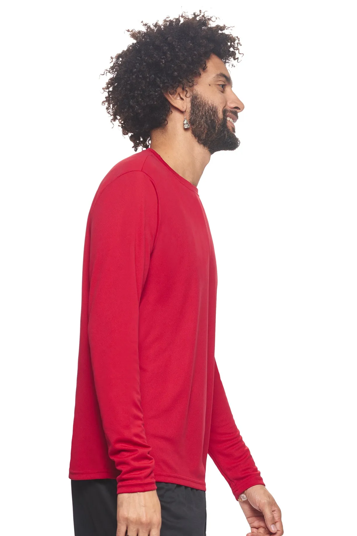 AJ901 Oxymesh™ Long Sleeve Tech Tee - Imported