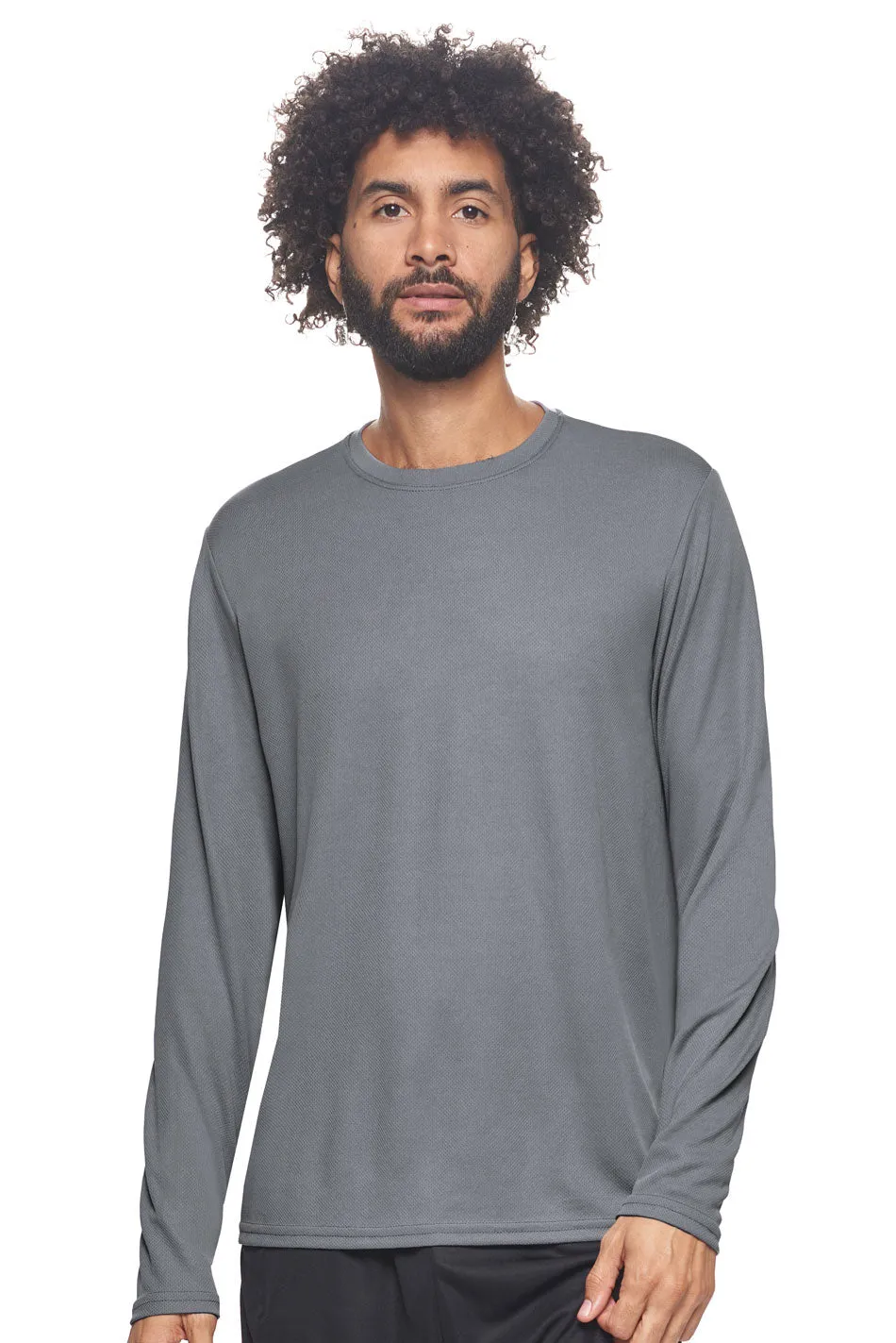 AJ901 Oxymesh™ Long Sleeve Tech Tee - Imported