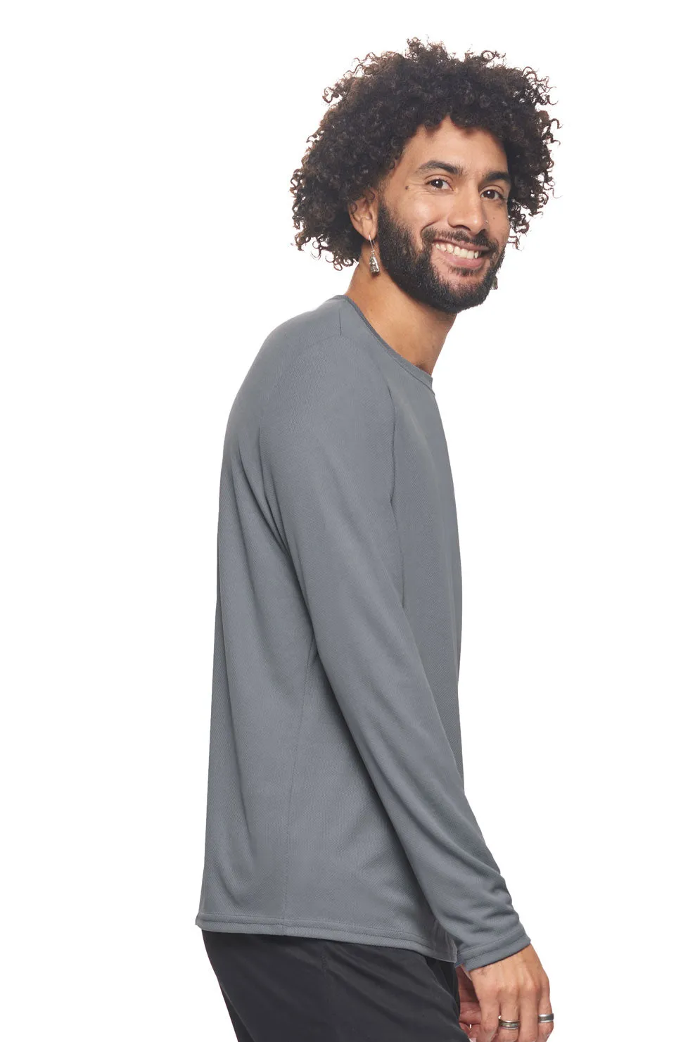 AJ901 Oxymesh™ Long Sleeve Tech Tee - Imported