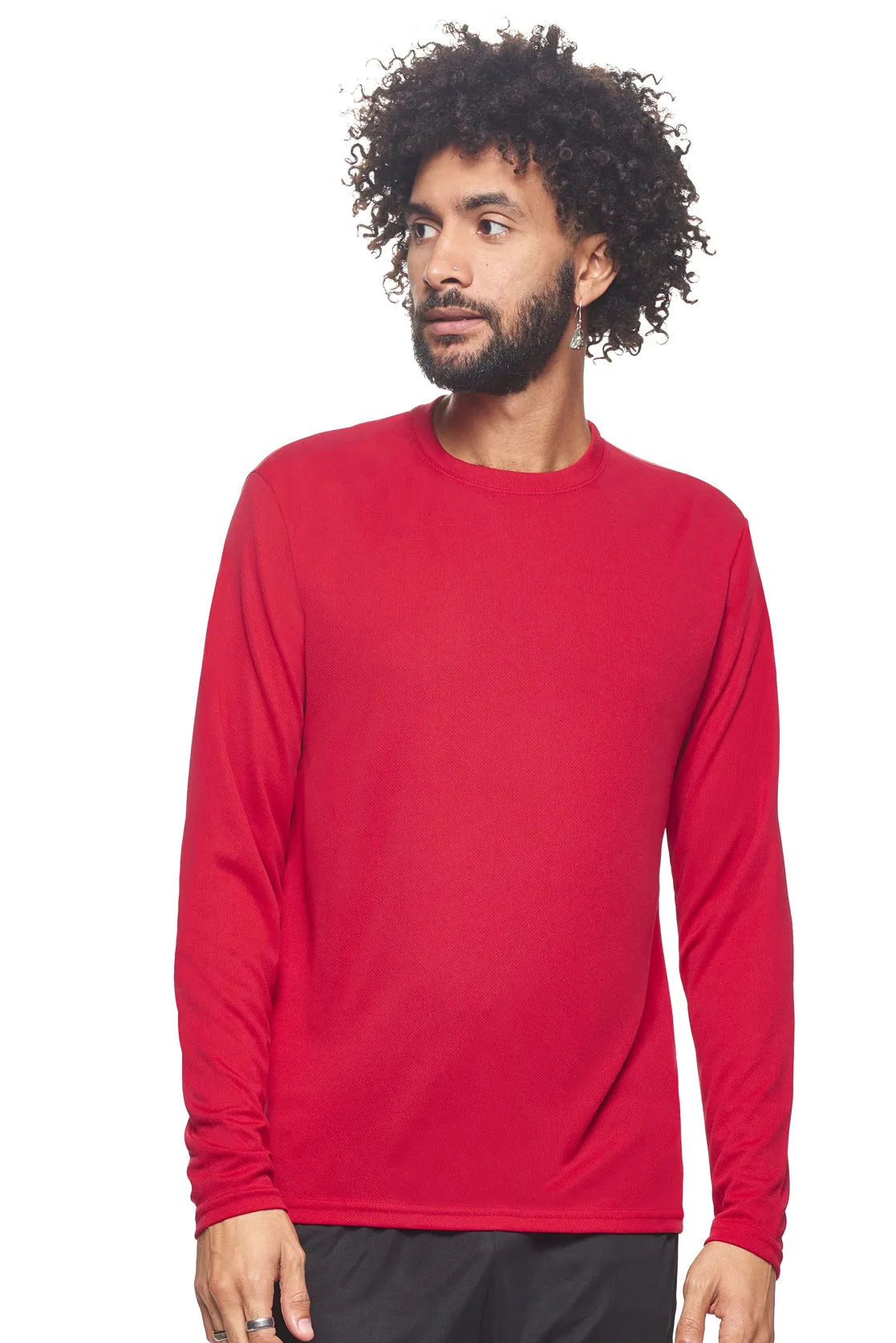 AJ901 Oxymesh™ Long Sleeve Tech Tee - Imported