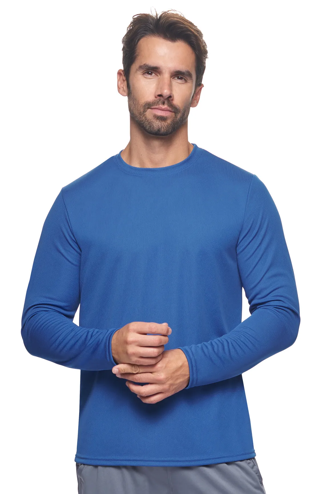 AJ901 Oxymesh™ Long Sleeve Tech Tee - Imported